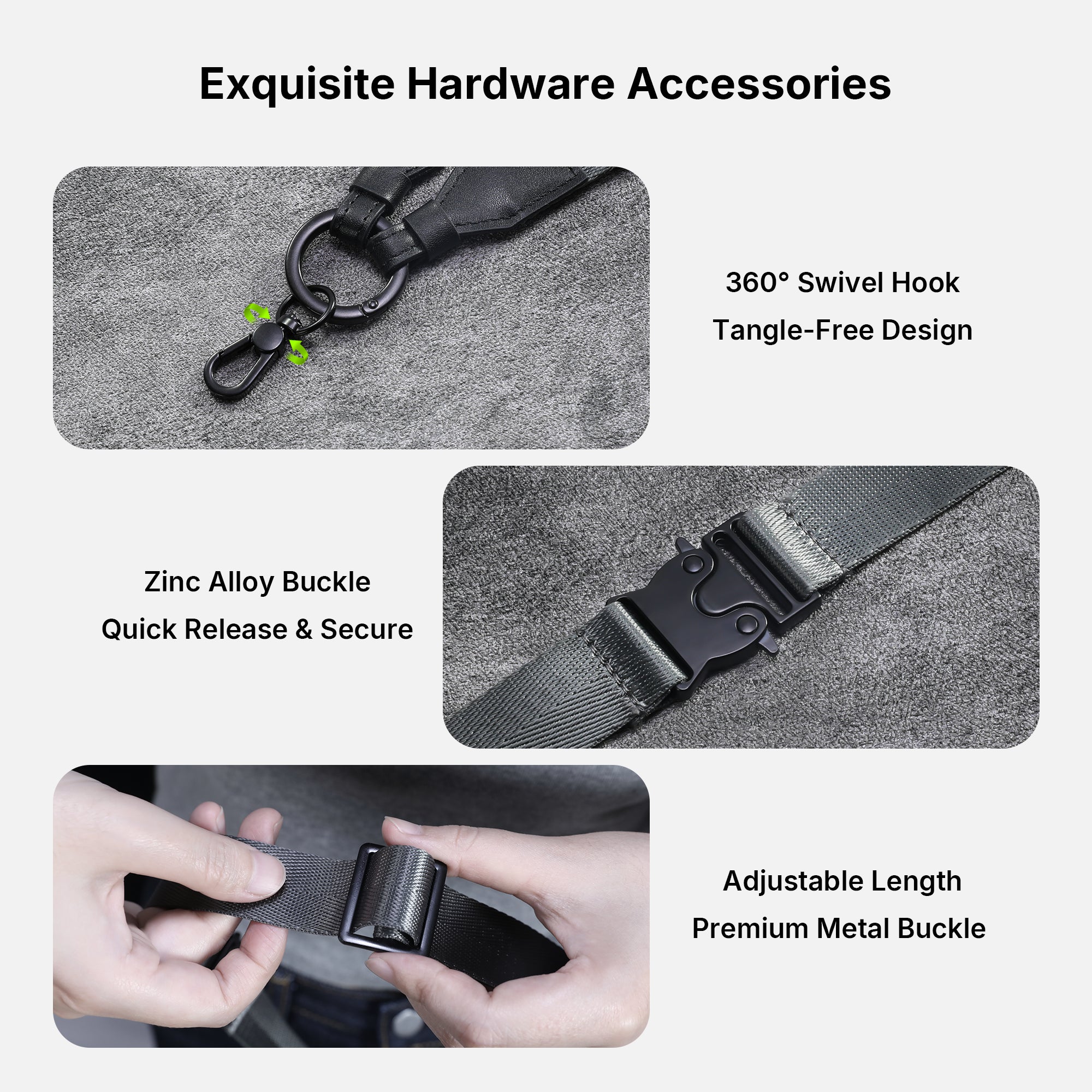 Adjustable 2 in 1 Utility Crossbody Phone Strap
