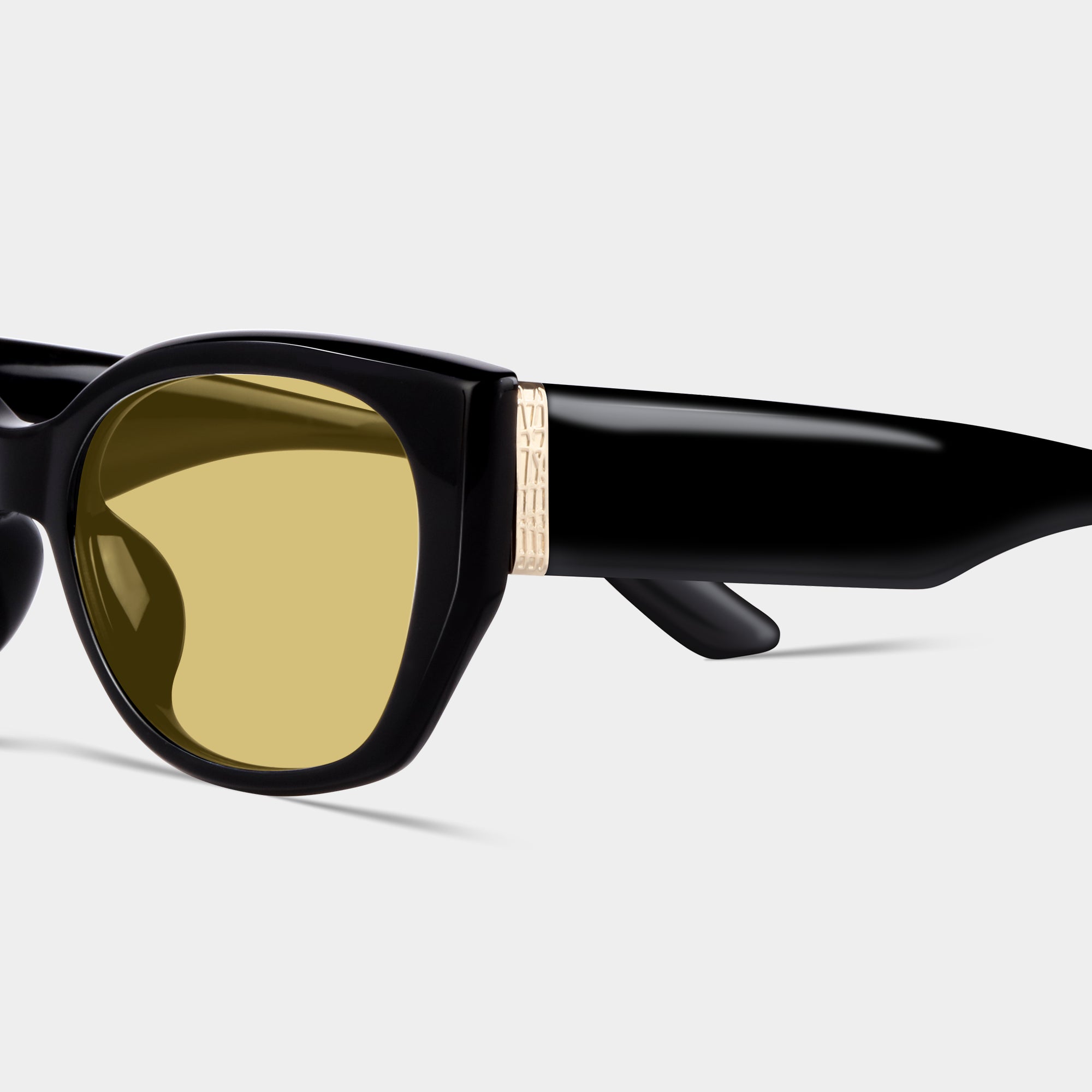 Bold Black Cat Eye Frames Sunglasses