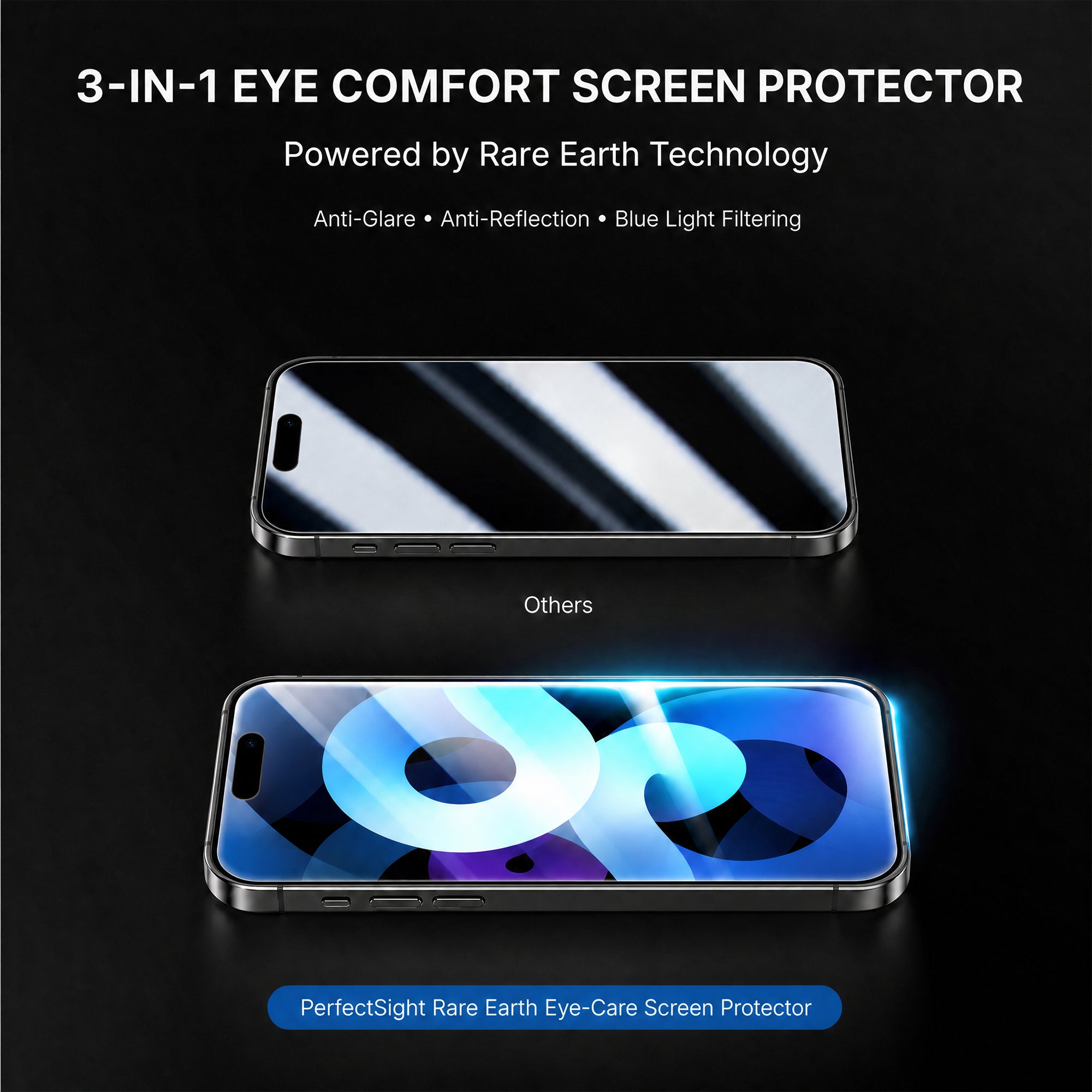 Anti Reflective & Anti Glare Matte Glass Screen Protector for iPhone 17 PRO MAX