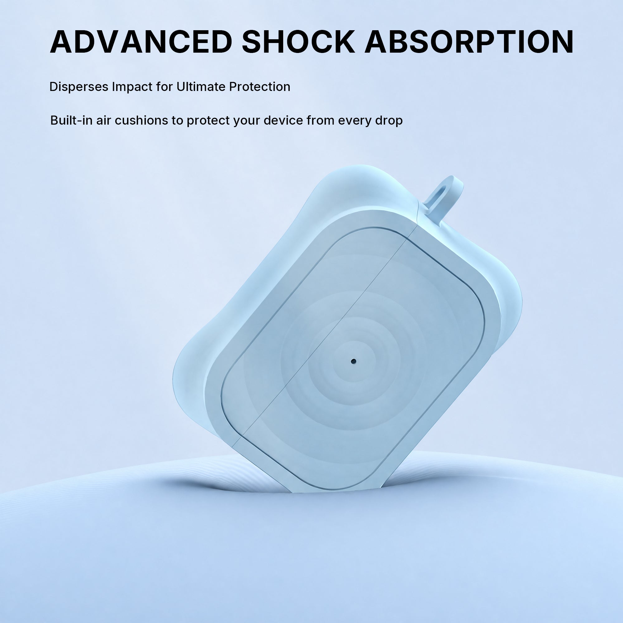 Ripple Texture Silicone Case for AirPods 4