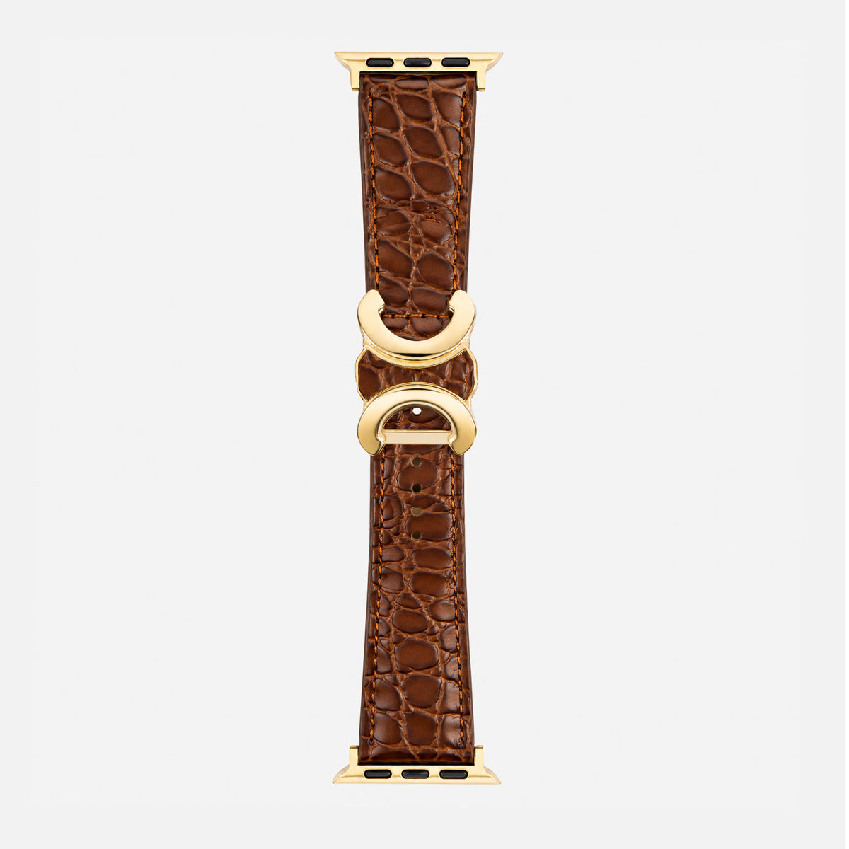 Alligator Grain Leather Band for Apple Watch