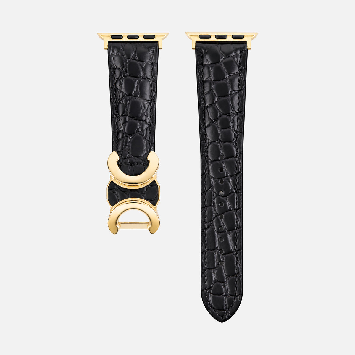 Alligator Grain Leather Band for Apple Watch