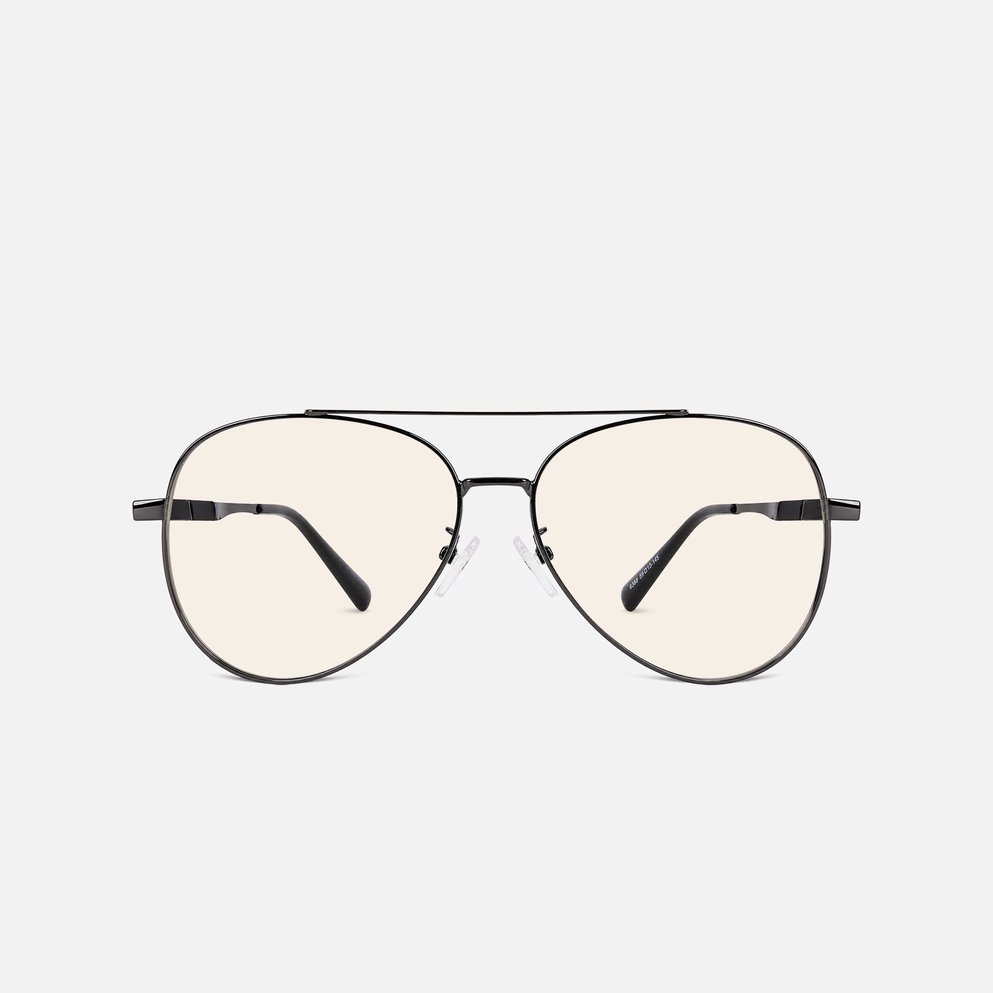 Amalfi Titanium Aviator Blue Light Glasses