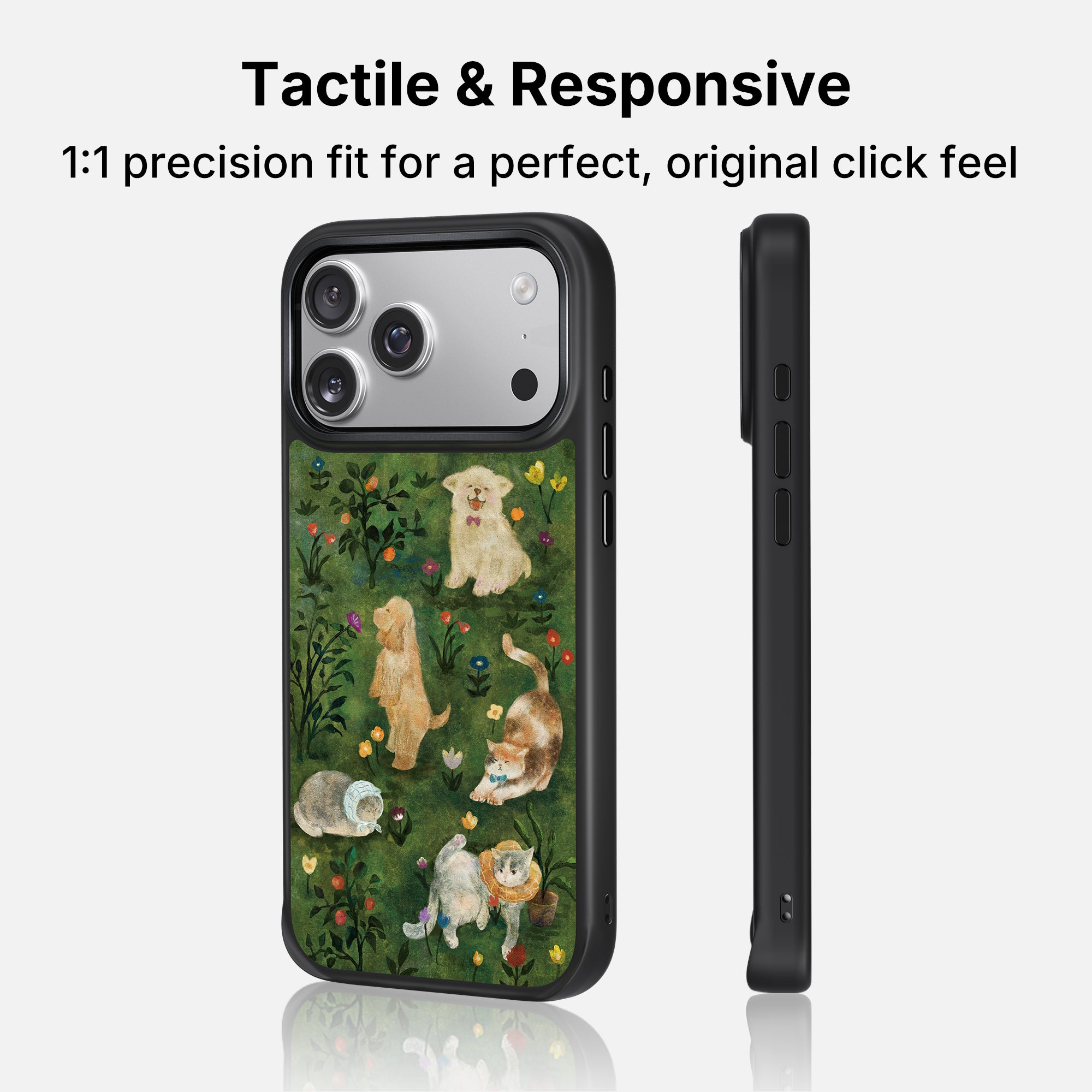 Animal Garden Green iPhone Case