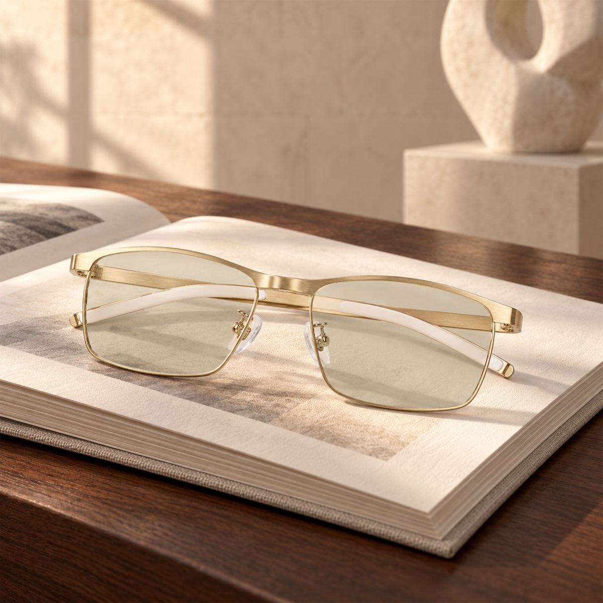Turin Ultra-Light Titanium Blue Light Glasses
