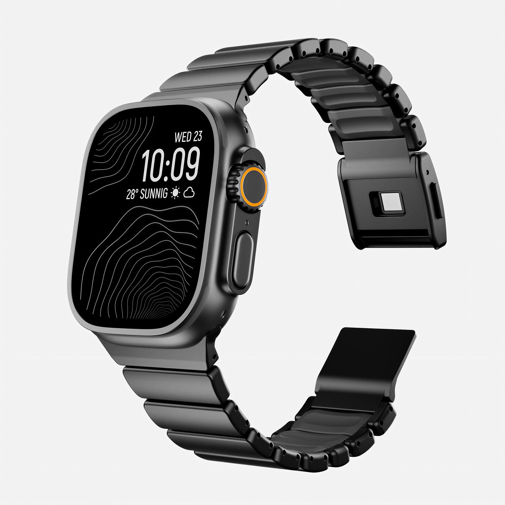 Titanium Silicone Hybrid Band for Apple Watch
