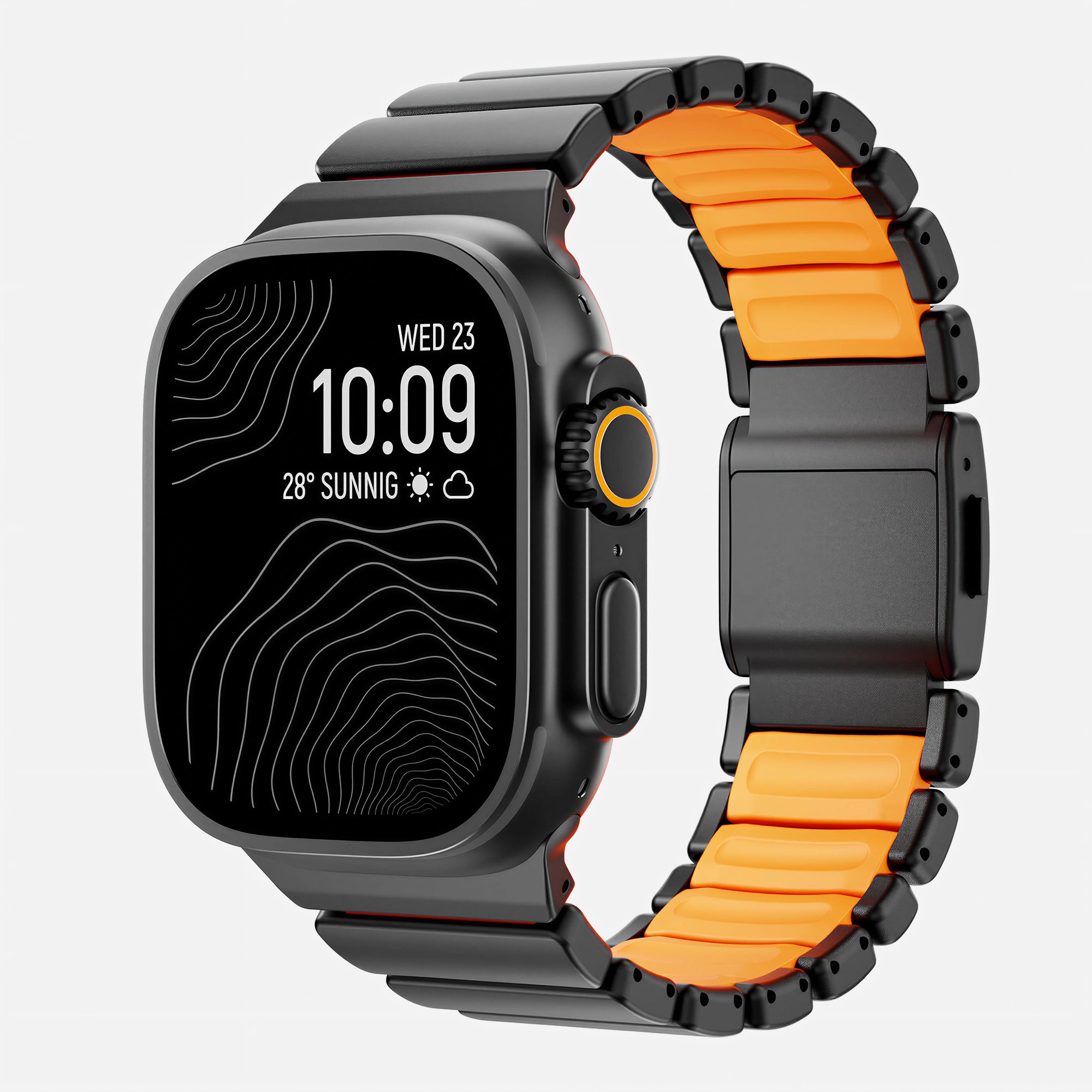 Titanium Silicone Hybrid Band for Apple Watch