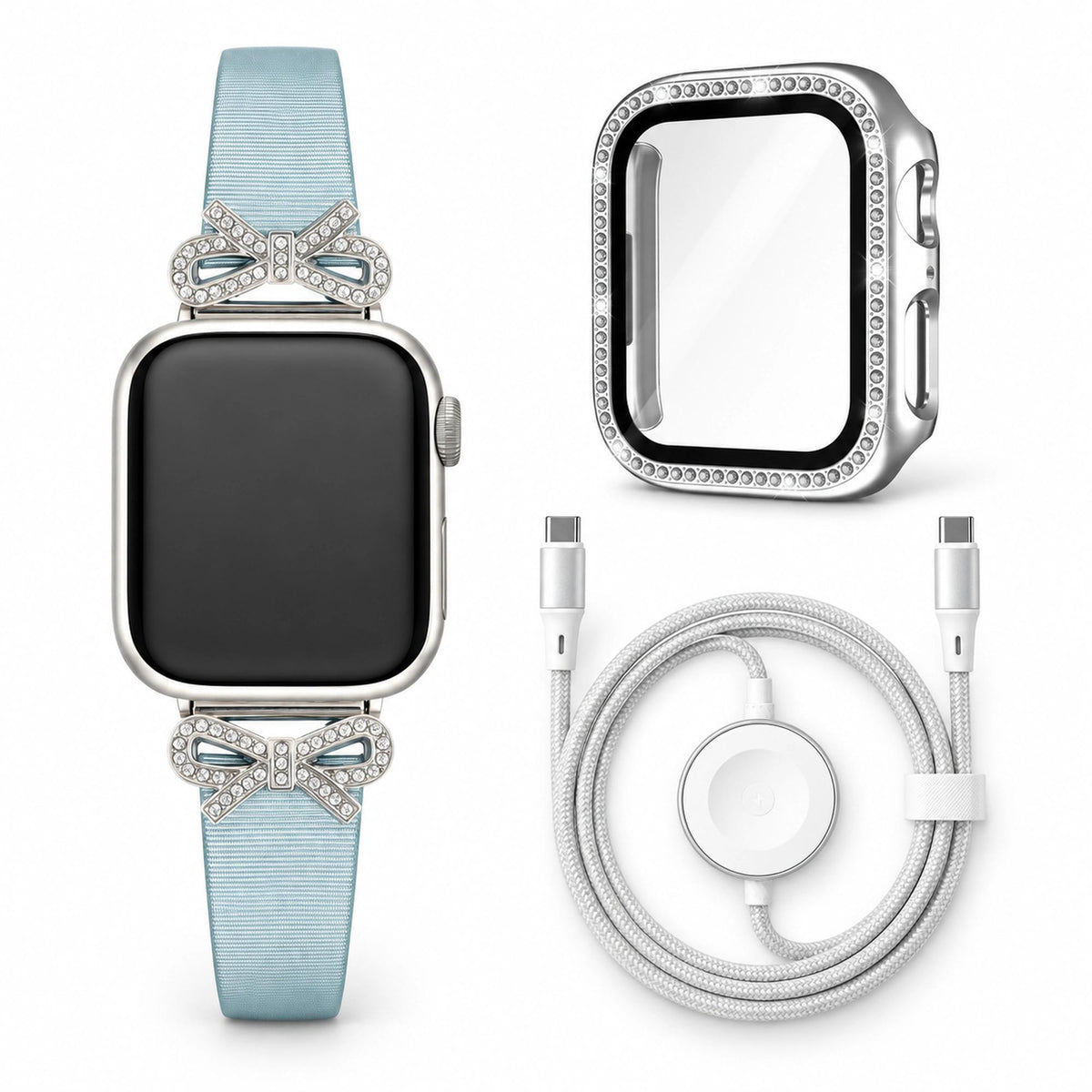 Halloween Bundle 12 : Apple Watch Band + Case + Cable