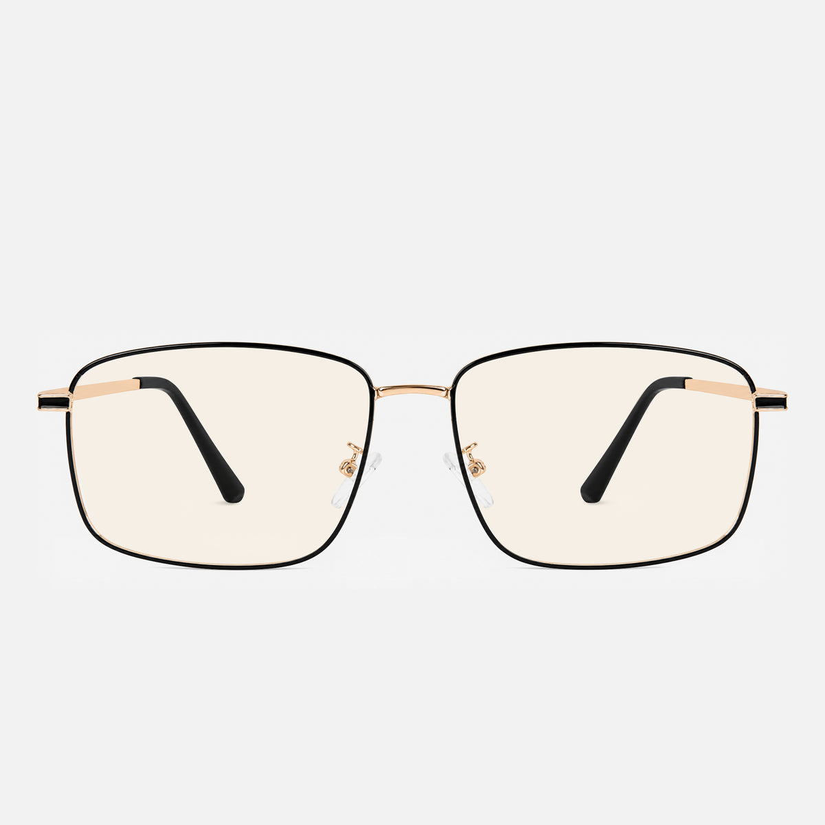 Capri Titanium Square Blue Light Glasses