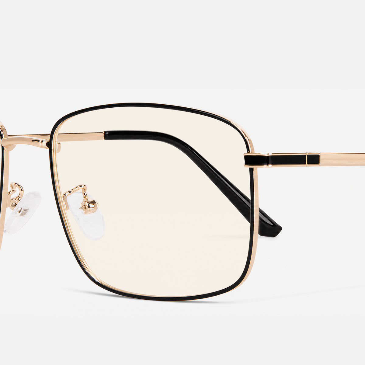 Capri Titanium Square Blue Light Glasses