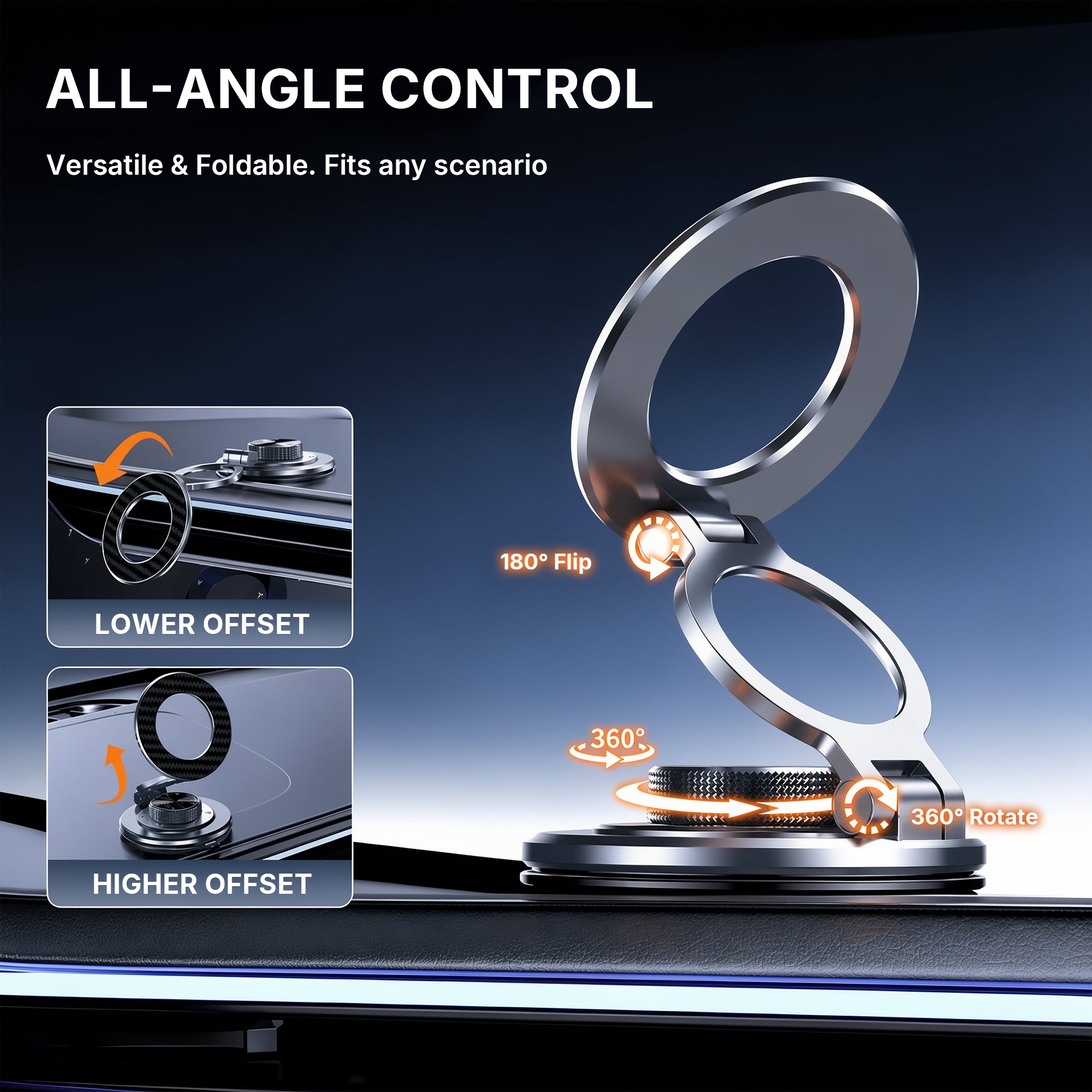 Premium Metal Magnetic Car Phone Mount