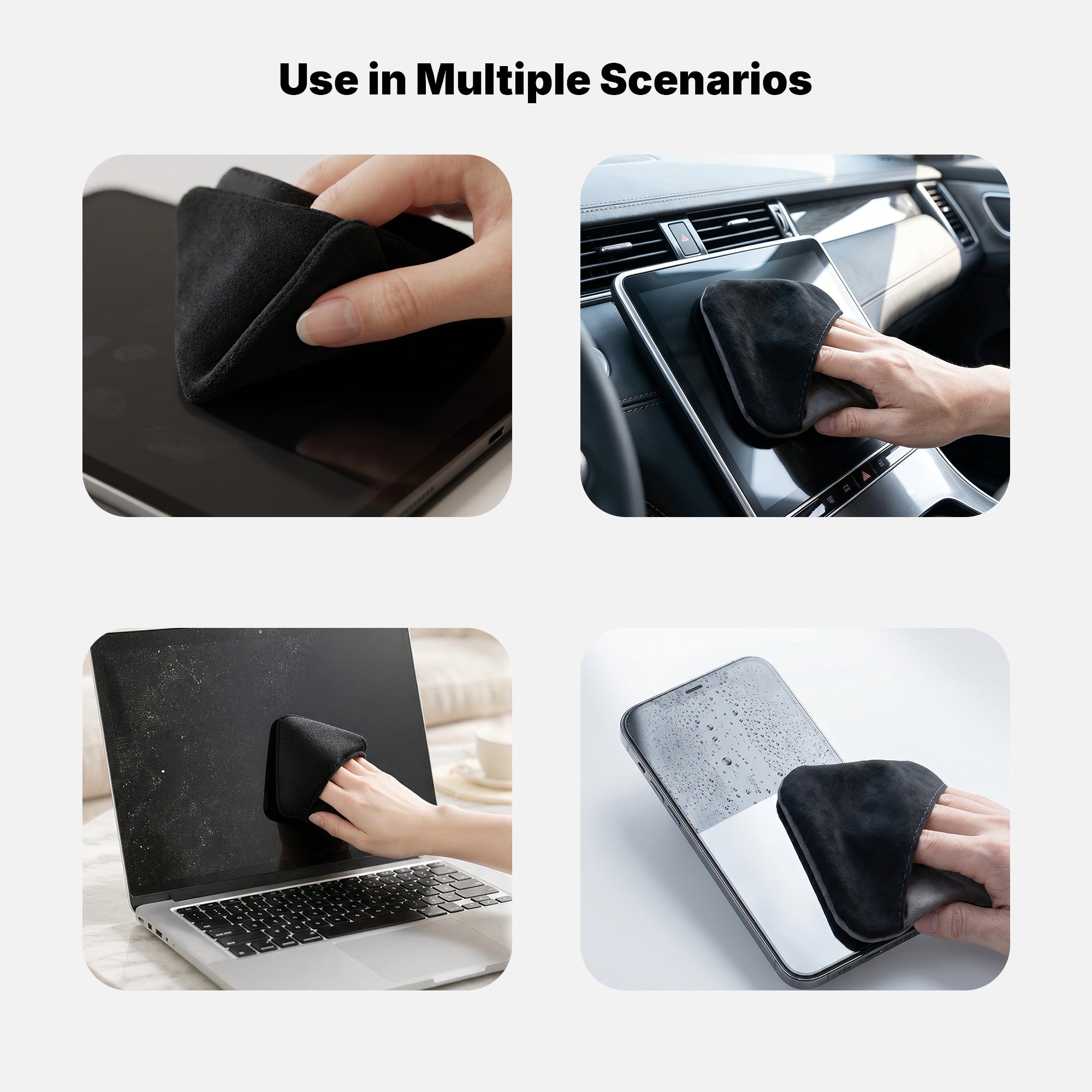 Microfiber Cleaning Cloth for iPhone iPad MacBook Screen Display