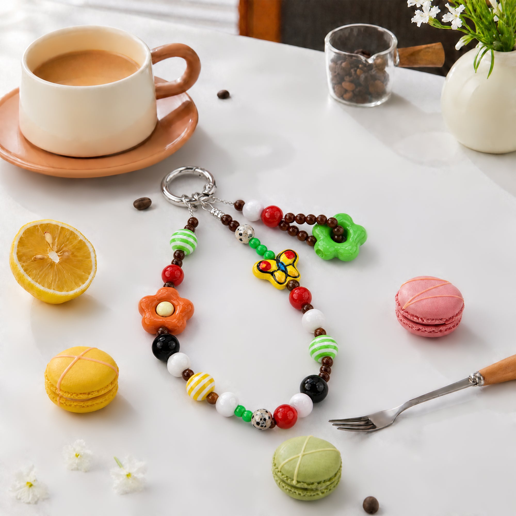 Garden Butterfly Phone Strap
