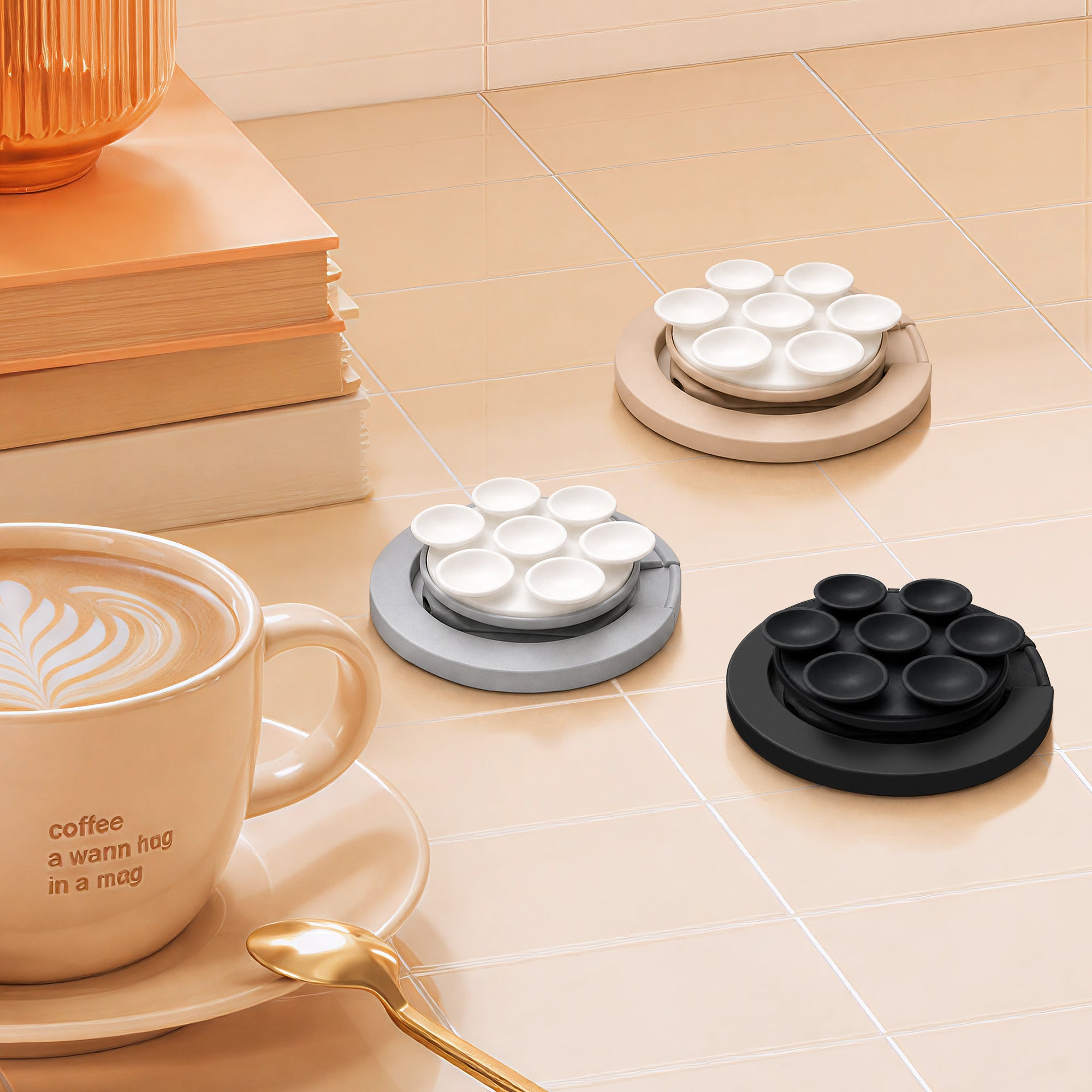 Magnetic Suction Foldable Ring Phone Mount