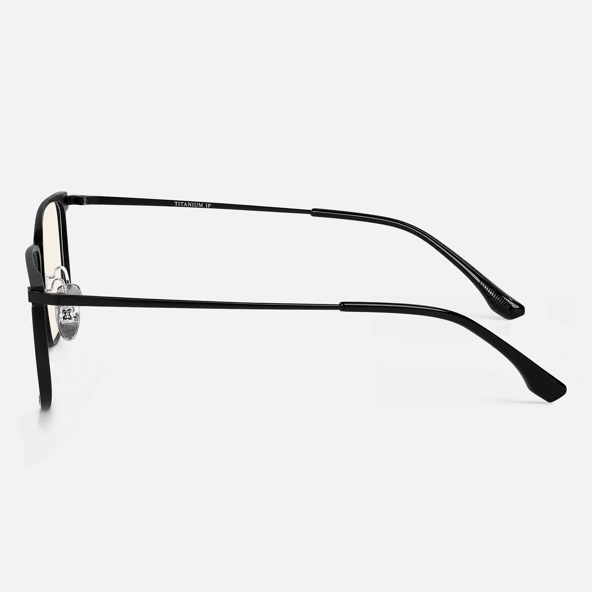 Parma Titanium Square Blue Light Glasses