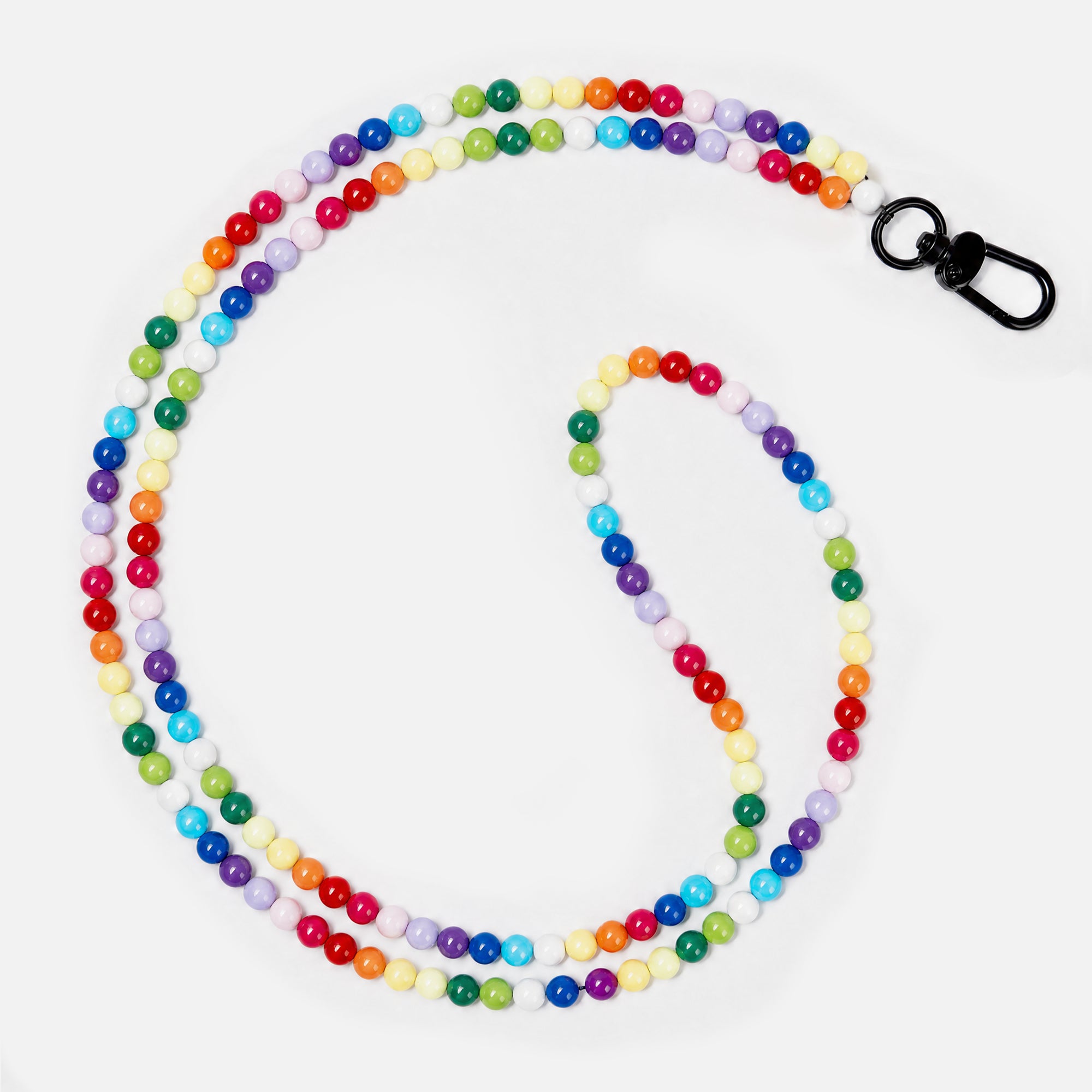 Rainbow Colorful Beads Cross-body Phone Chain
