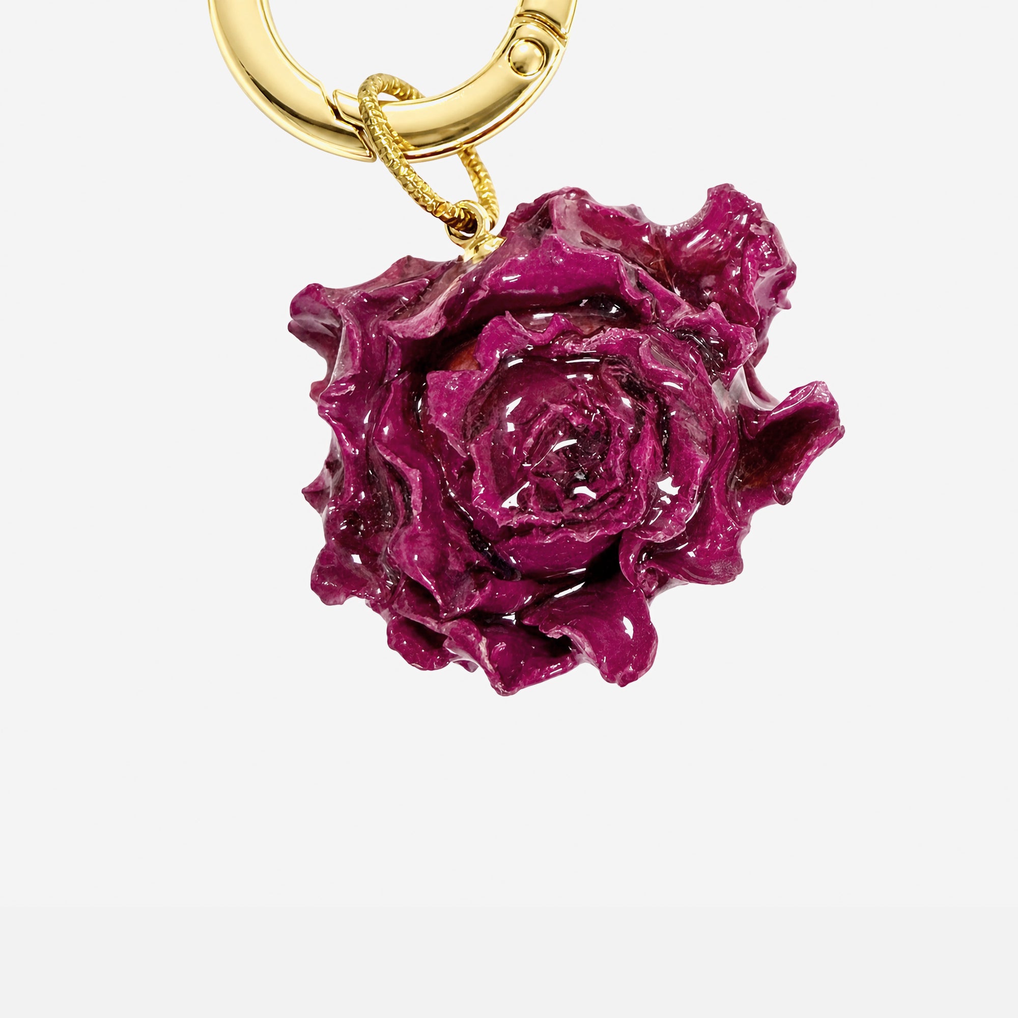 Red Rose Pearl Phone Strap