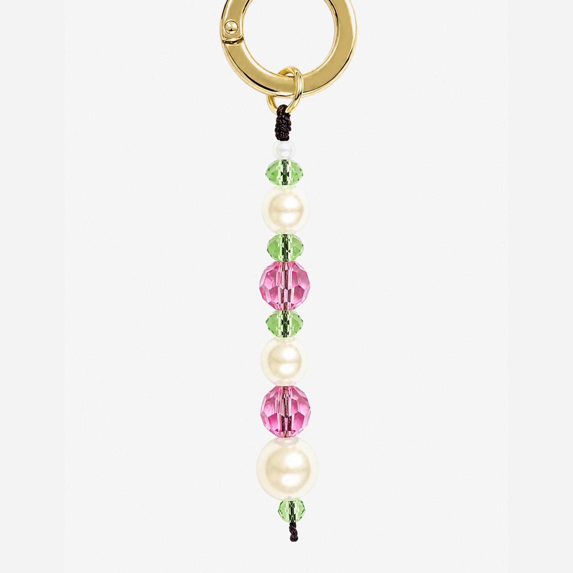 Red Rose Pearl Phone Strap