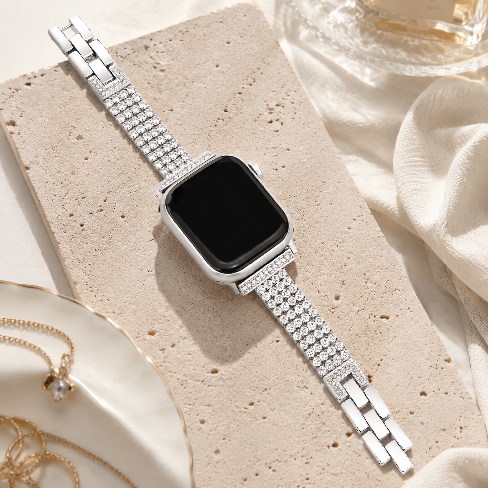 Rhinestone Metal Band for Apple Watch