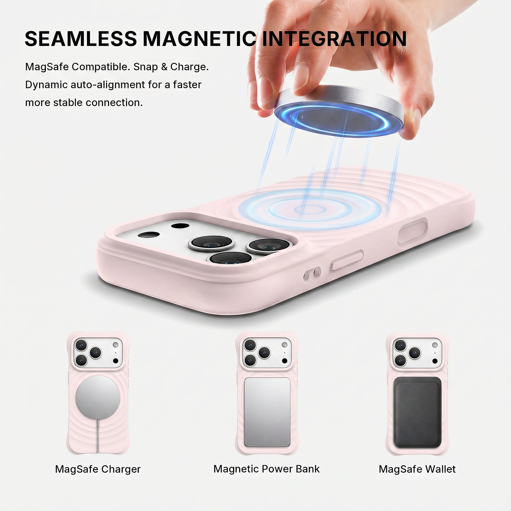 Ripple Texture Silicone iPhone Case