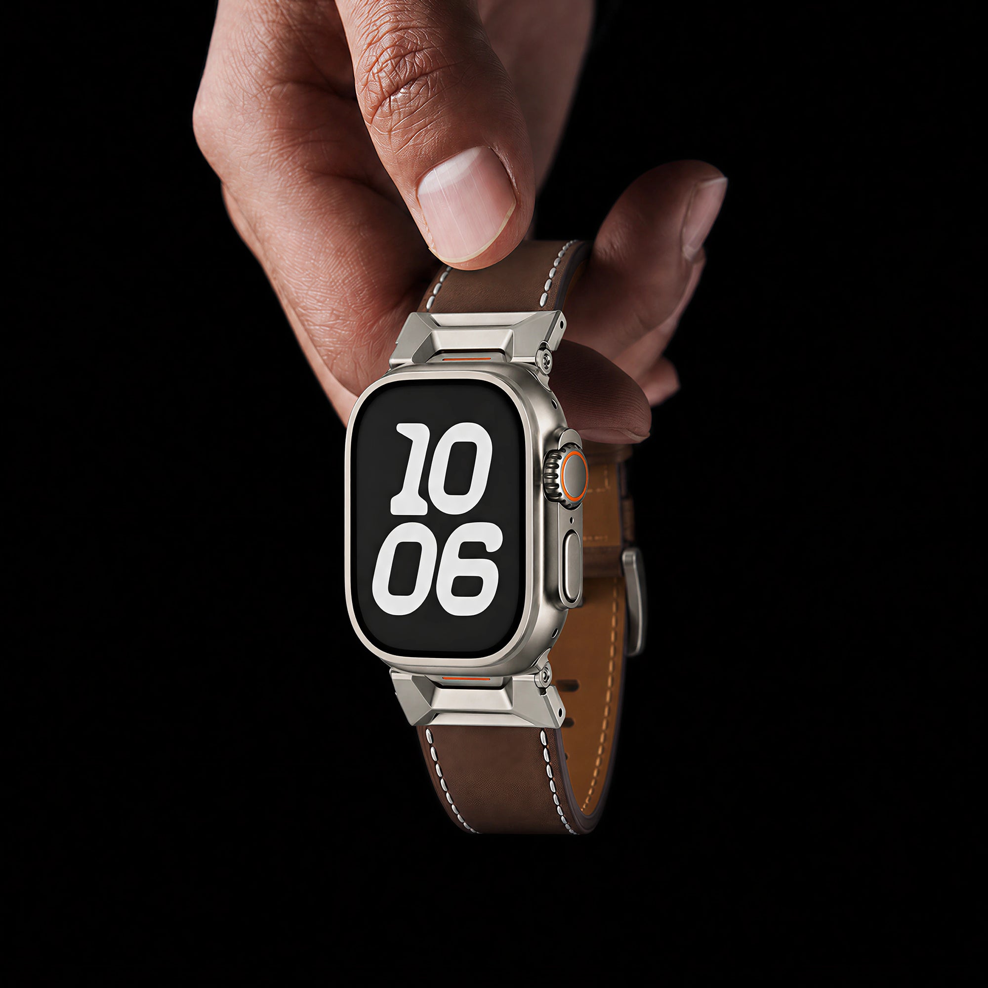 Tactical Leather Band for Apple Watch