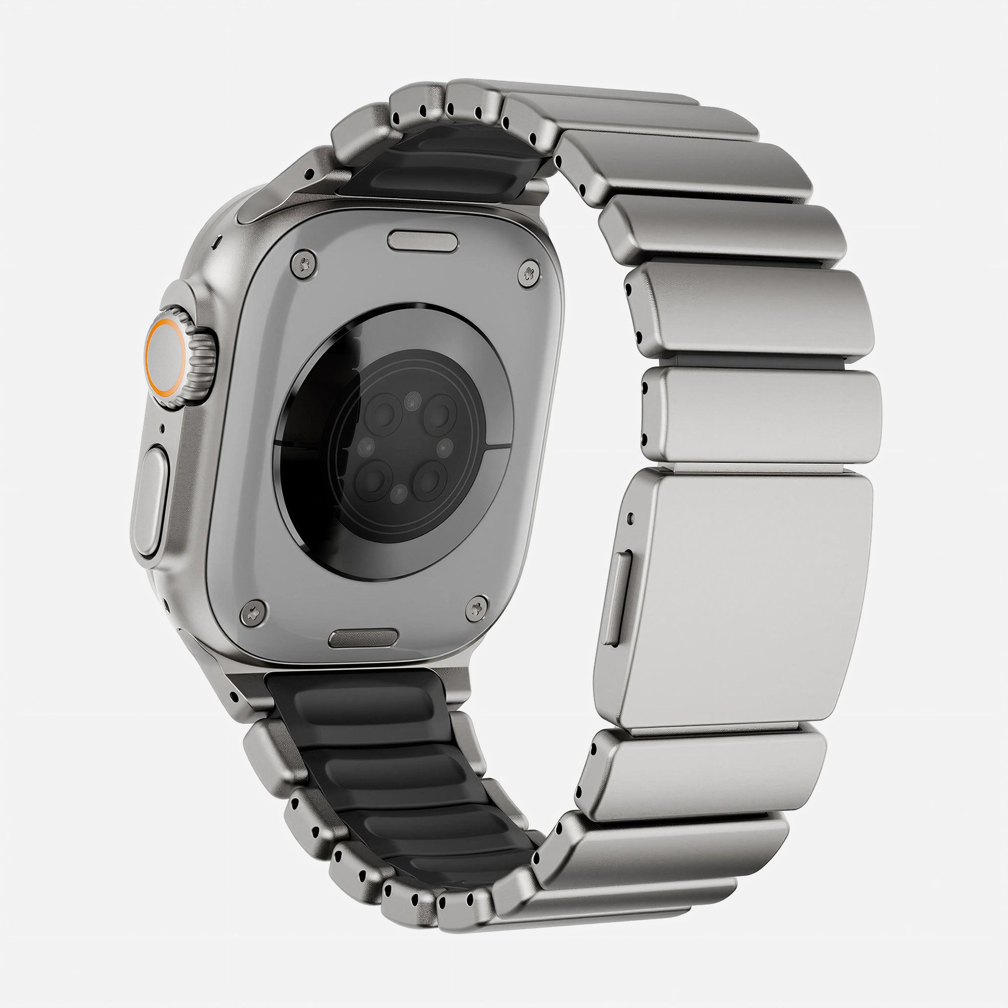 Titanium Silicone Hybrid Band for Apple Watch