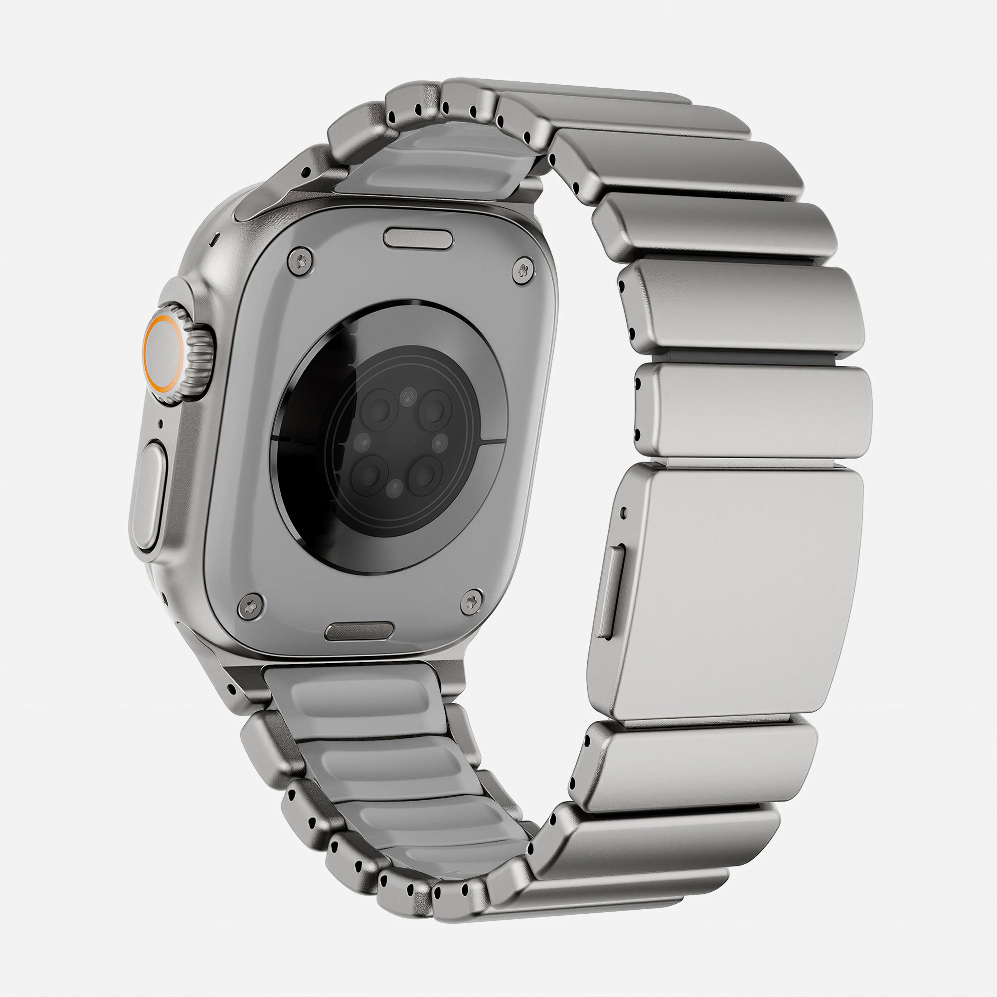 Titanium Silicone Hybrid Band for Apple Watch