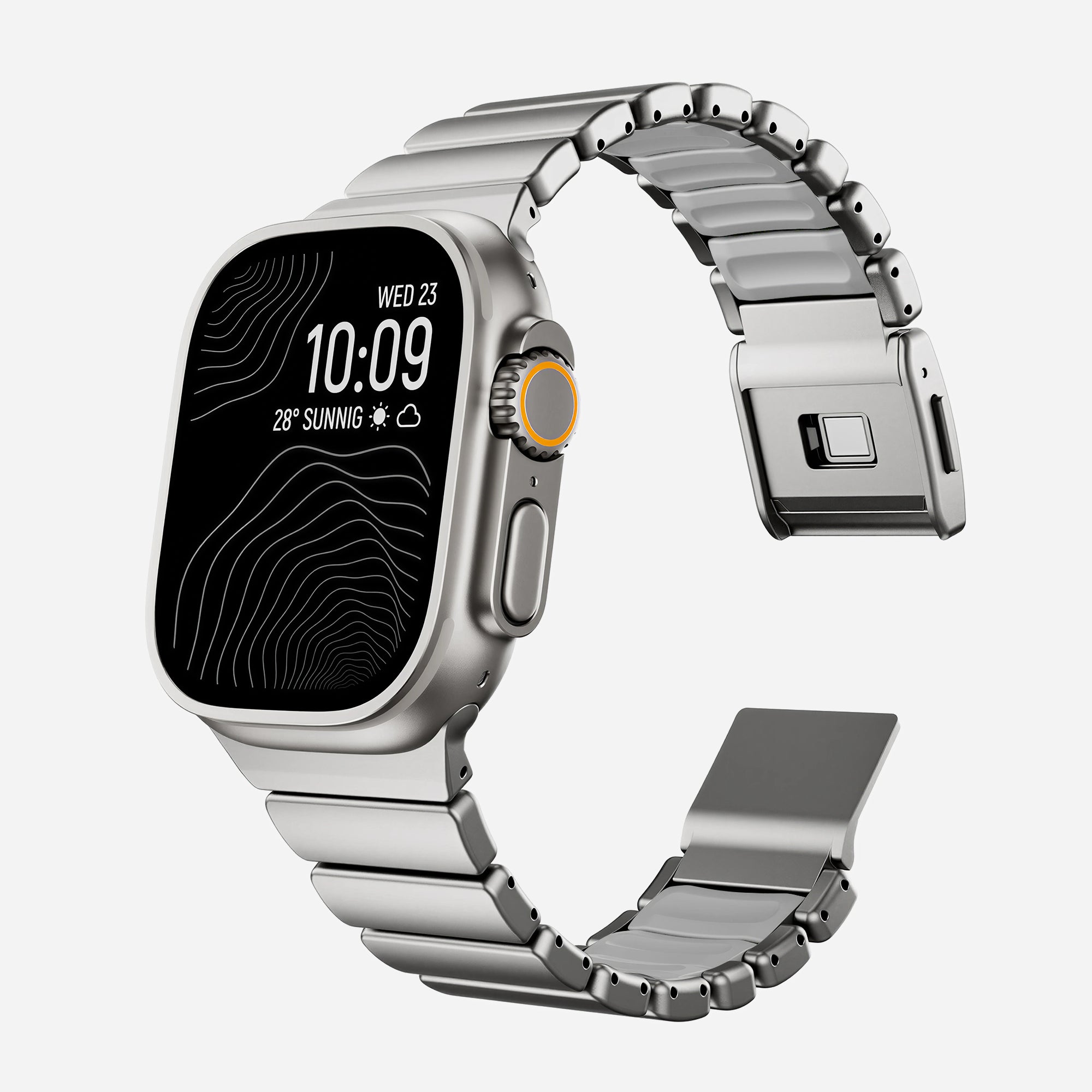 Titanium Silicone Hybrid Band for Apple Watch