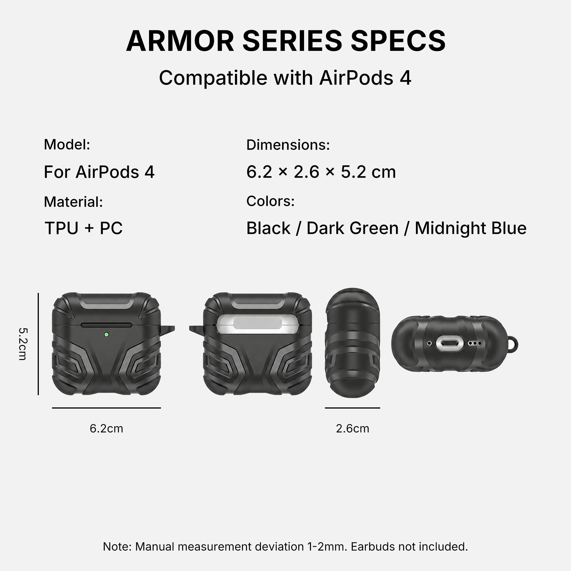 Vanguard Armor Case for Airpods Pro 3