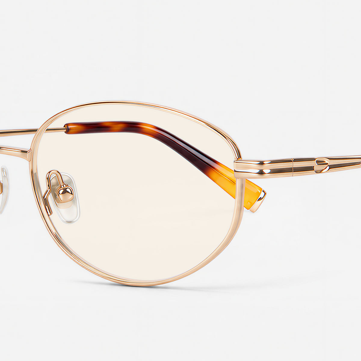 Verona Vintage Titanium Blue Light Glasses