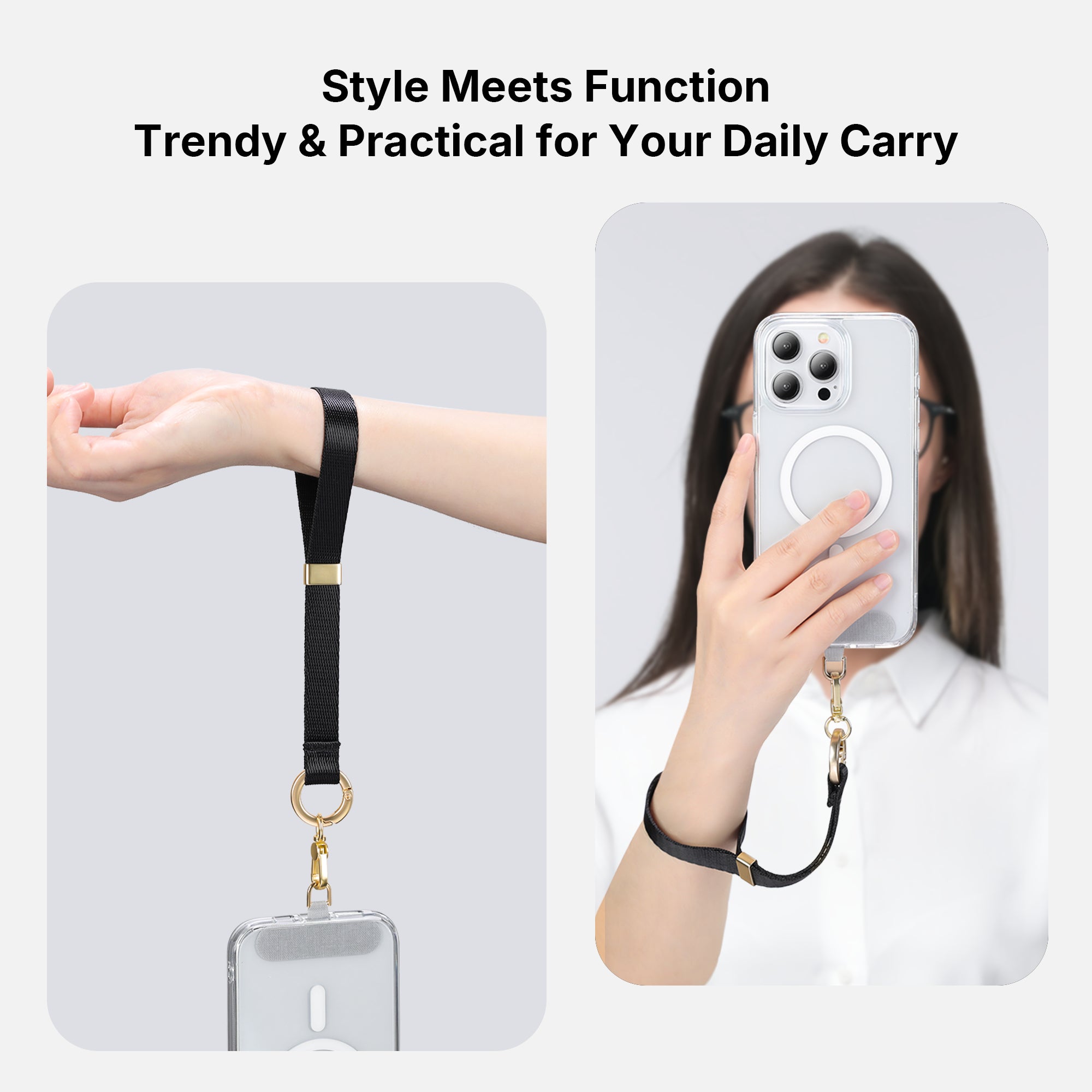 Ultra-Comfort Wide Phone Strap