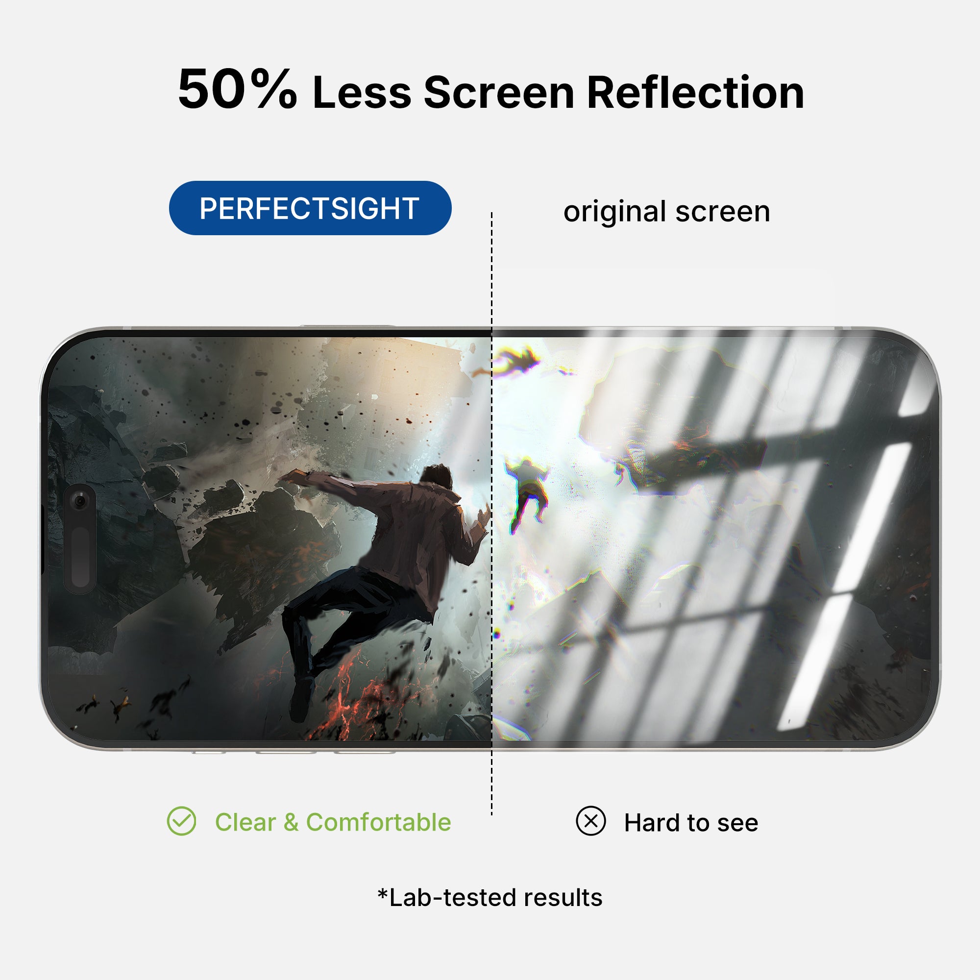 Anti Glare Matte Glass Screen Protector for iPhone 14 PRO MAX