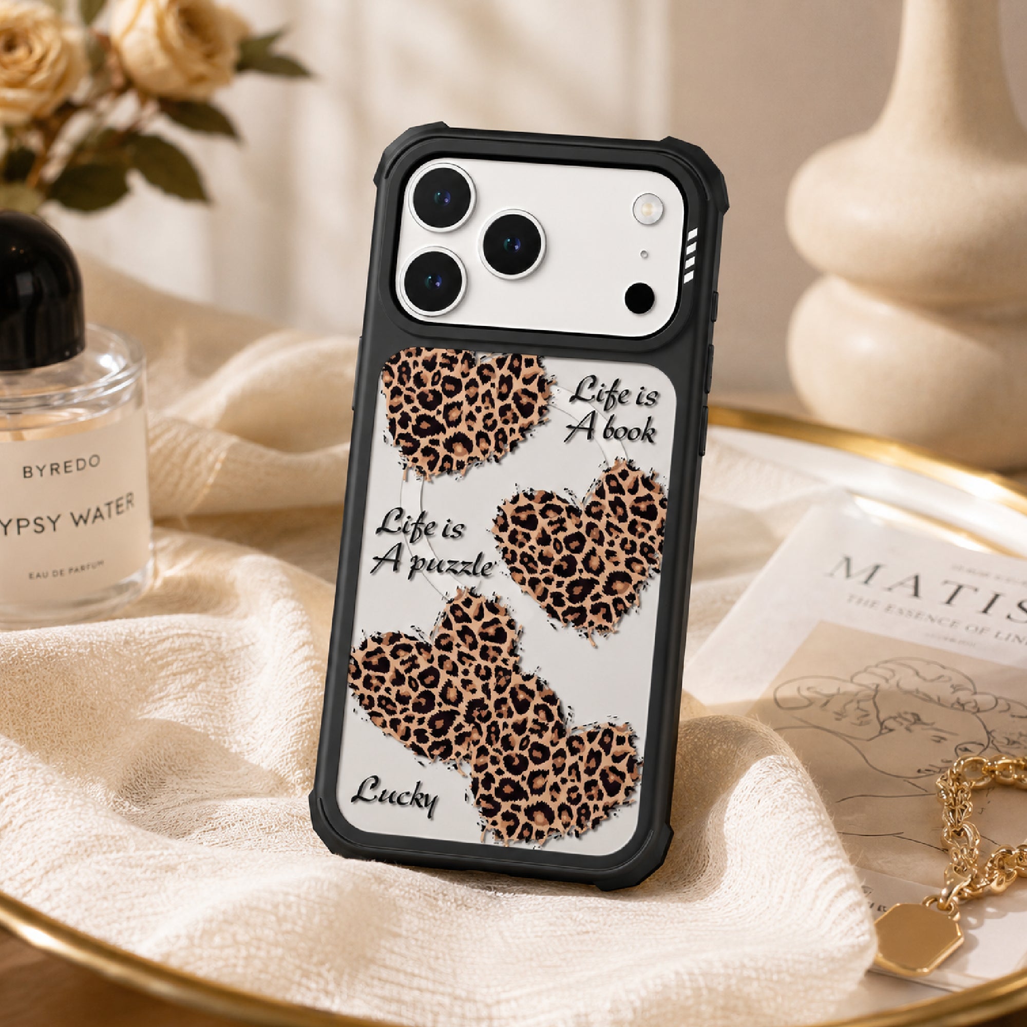 Leopard Love iPhone Case for 17 / AIR / PRO / PRO MAX