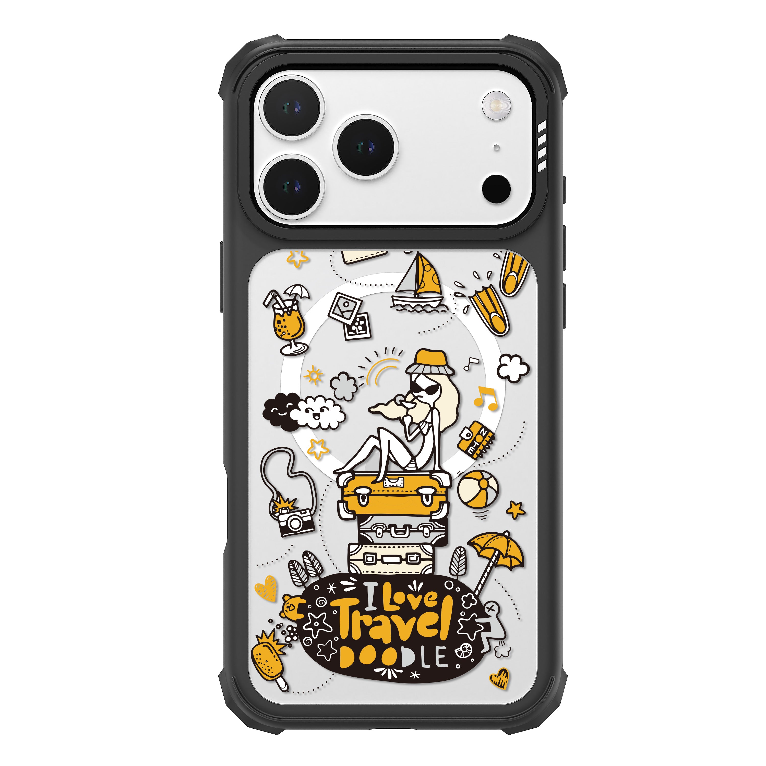 Travel Doodles iPhone Case for 17 / PRO / PRO MAX