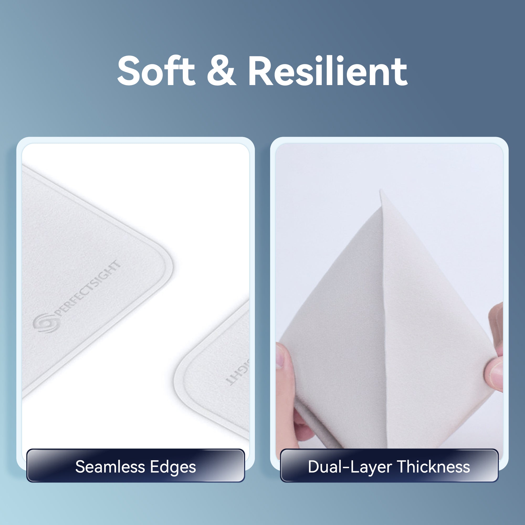 2-Pack Polishing Cloth For Apple iPhone iPad Macbook Screen Display