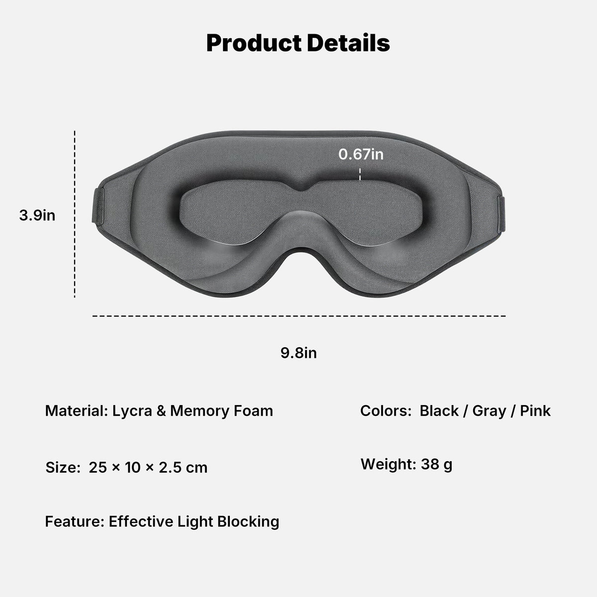 3D Sleep Eye Mask