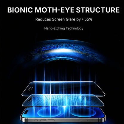 Anti Reflective & Anti Glare Matte Glass Screen Protector for iPhone 16 PLUS