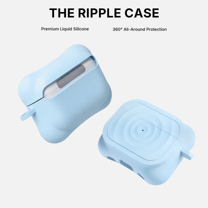 Ripple Texture Silicone Case for AirPods 4