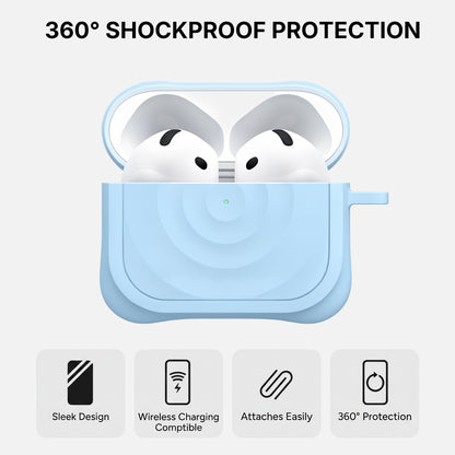 Ripple Texture Silicone Case for AirPods 4