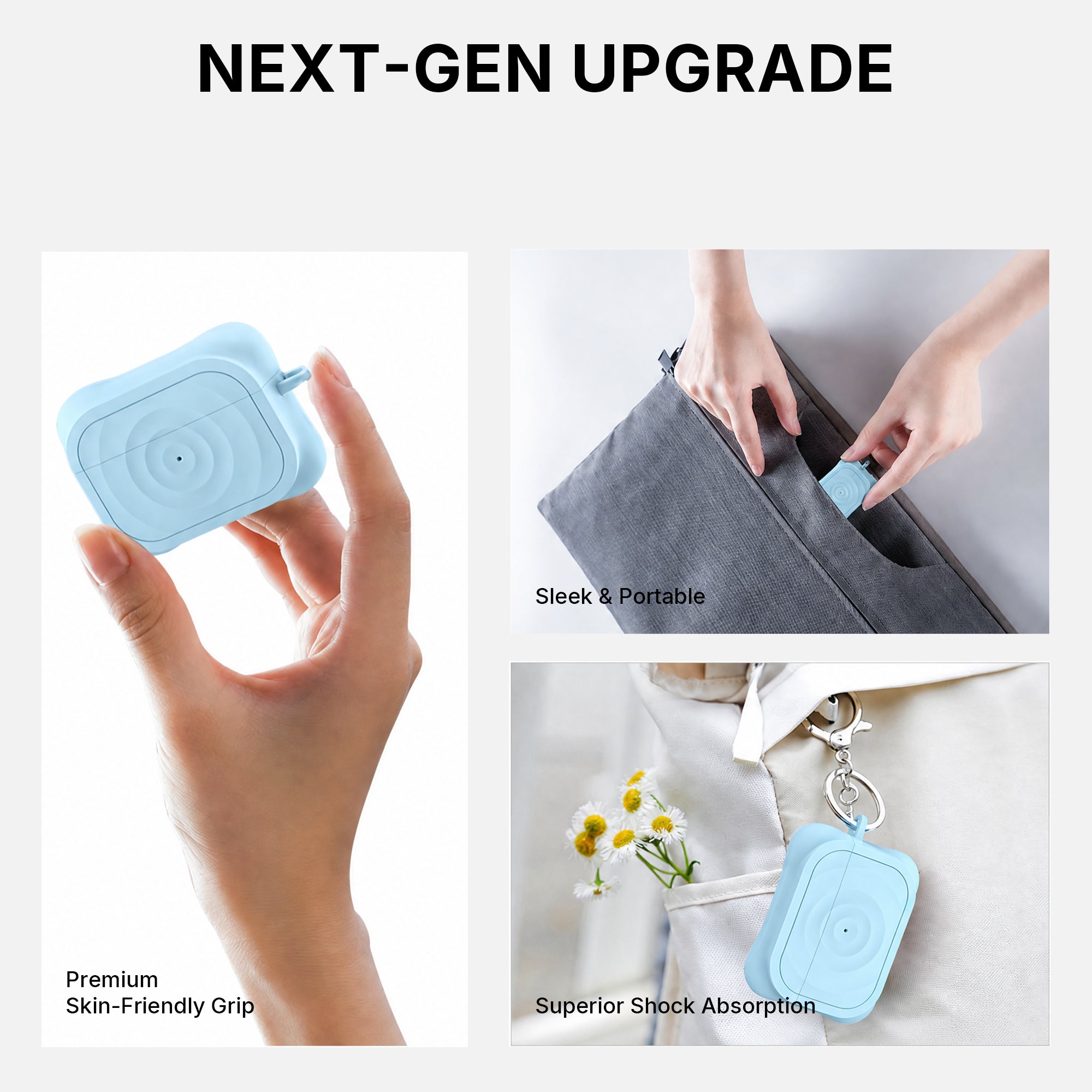Ripple Texture Silicone Case for AirPods 4