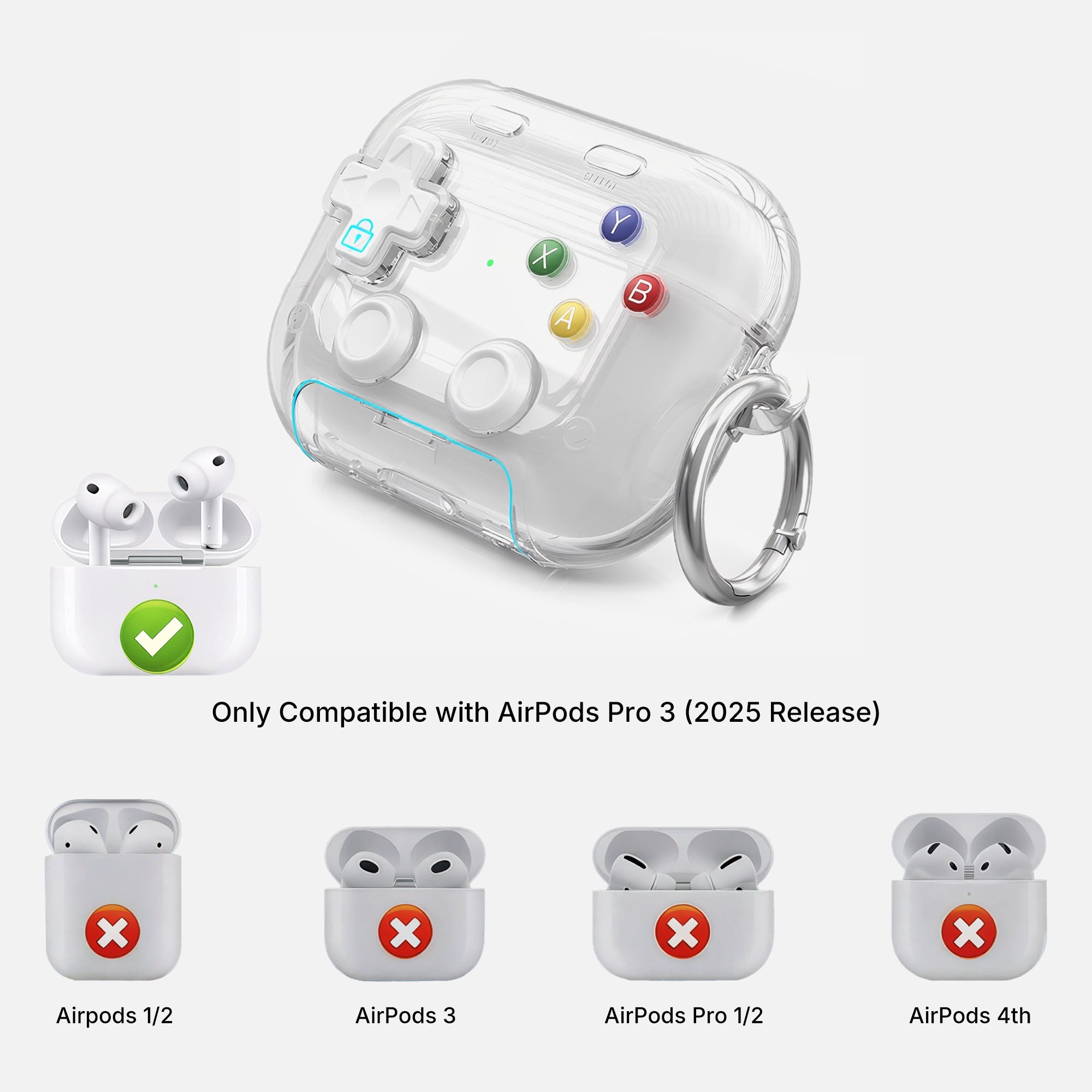 Retro Game Console Case for Airpods 4