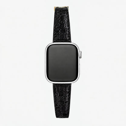 Alligator Grain Leather Band for Apple Watch