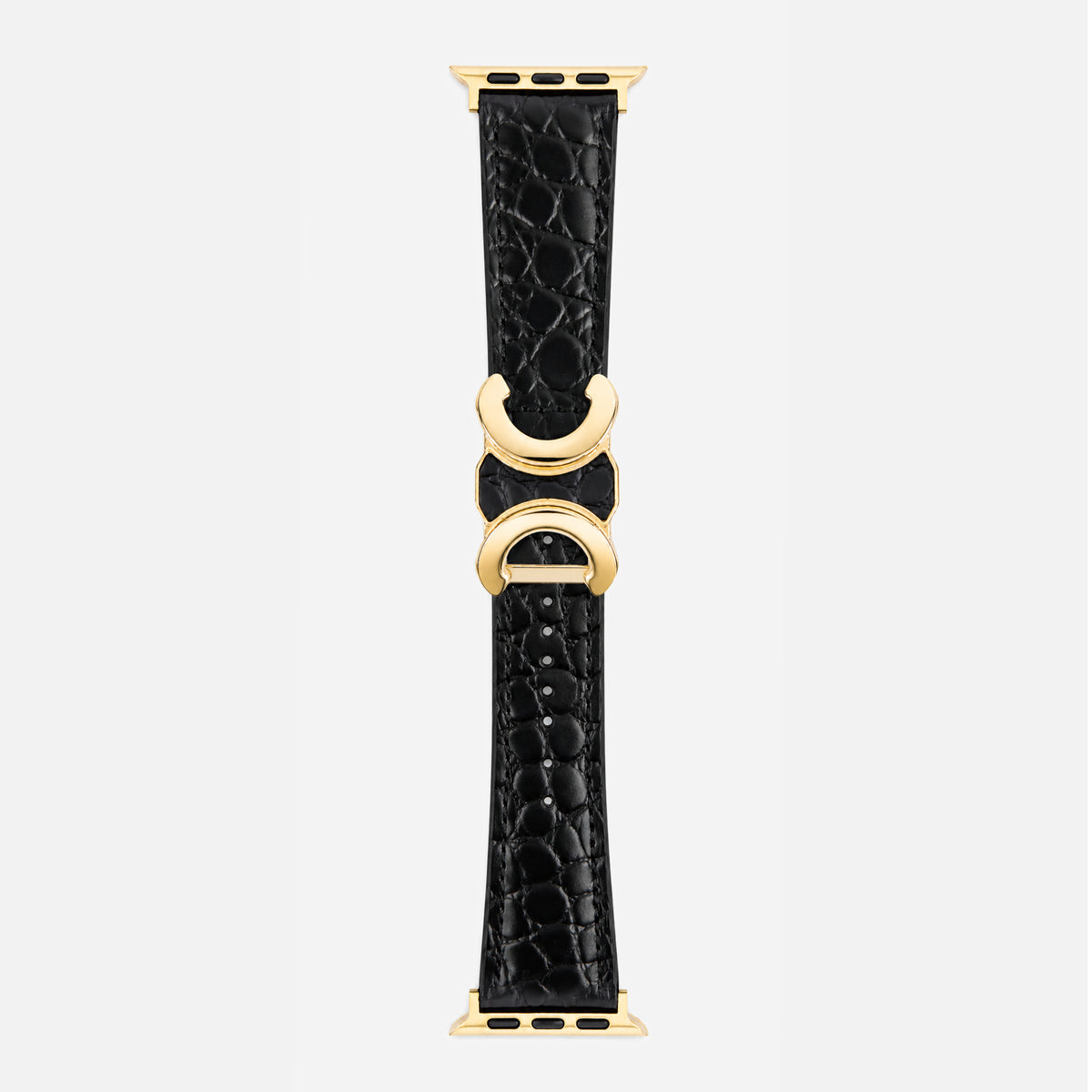 Alligator Grain Leather Band for Apple Watch