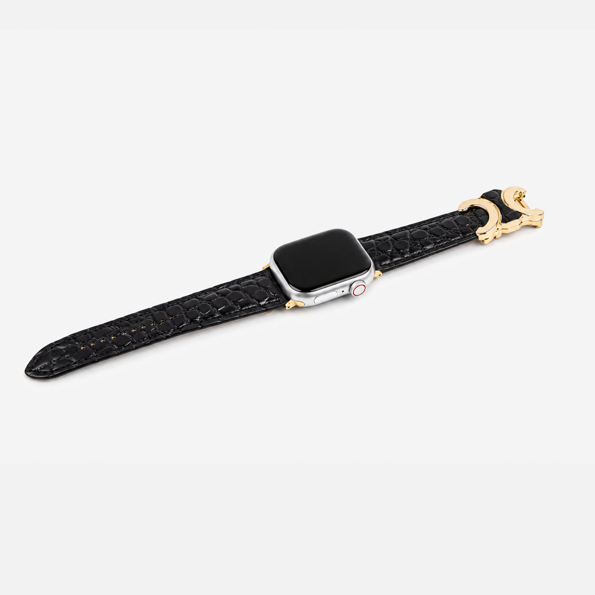 Alligator Grain Leather Band for Apple Watch