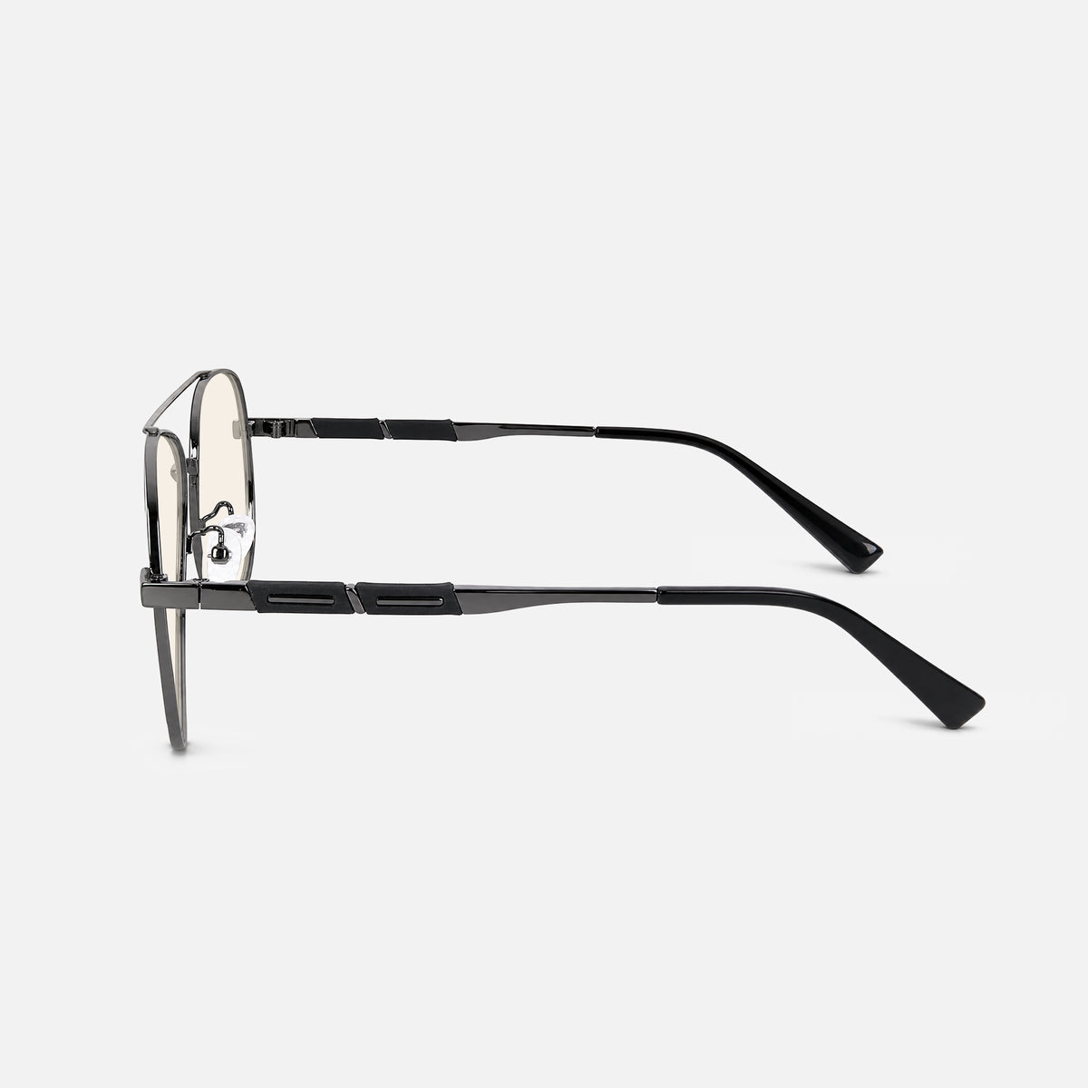 Amalfi Titanium Aviator Blue Light Glasses