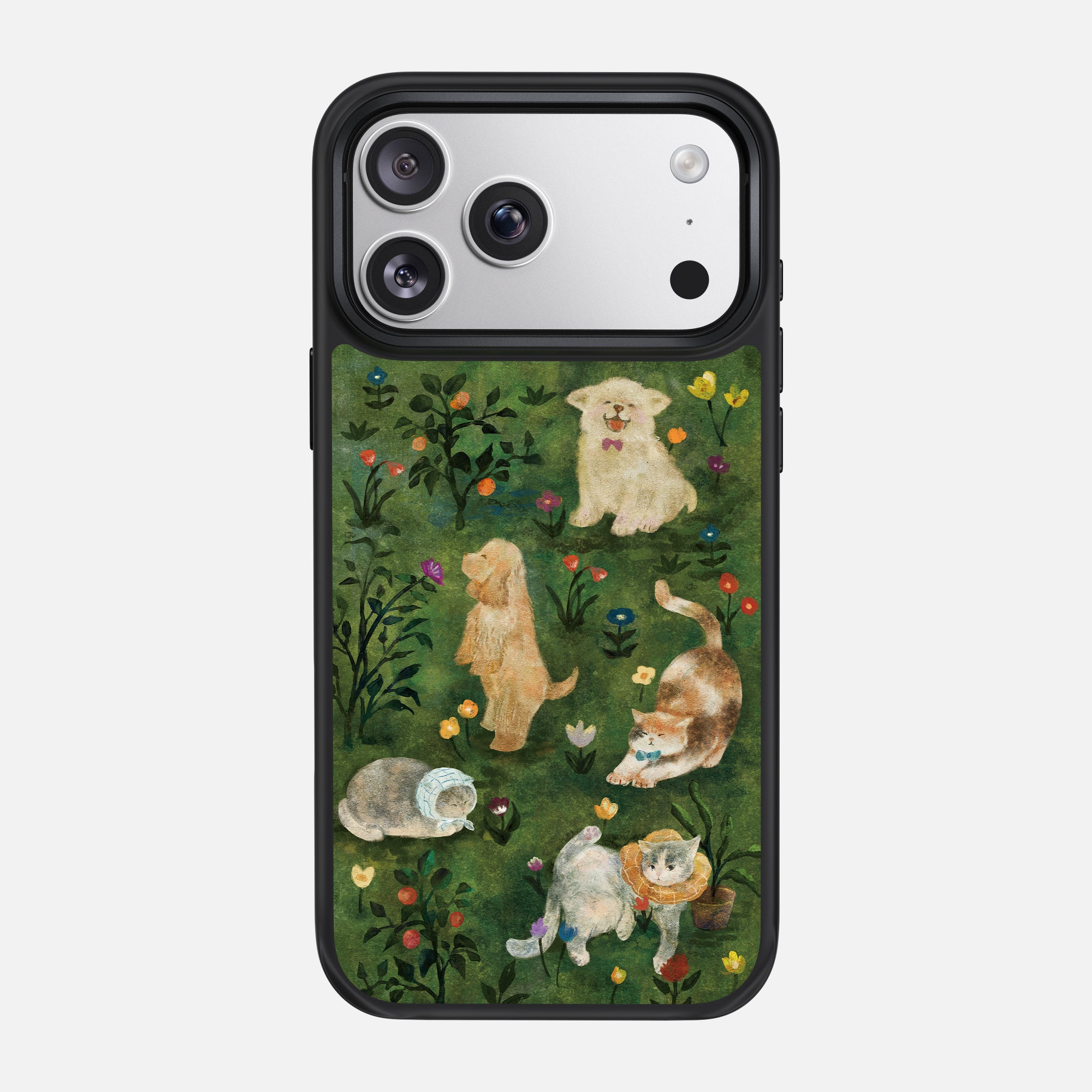 Animal Garden Green iPhone Case