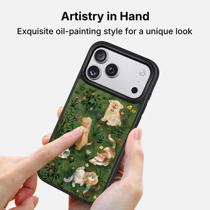Animal Garden Green iPhone Case