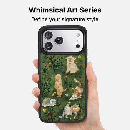 Animal Garden Green iPhone Case