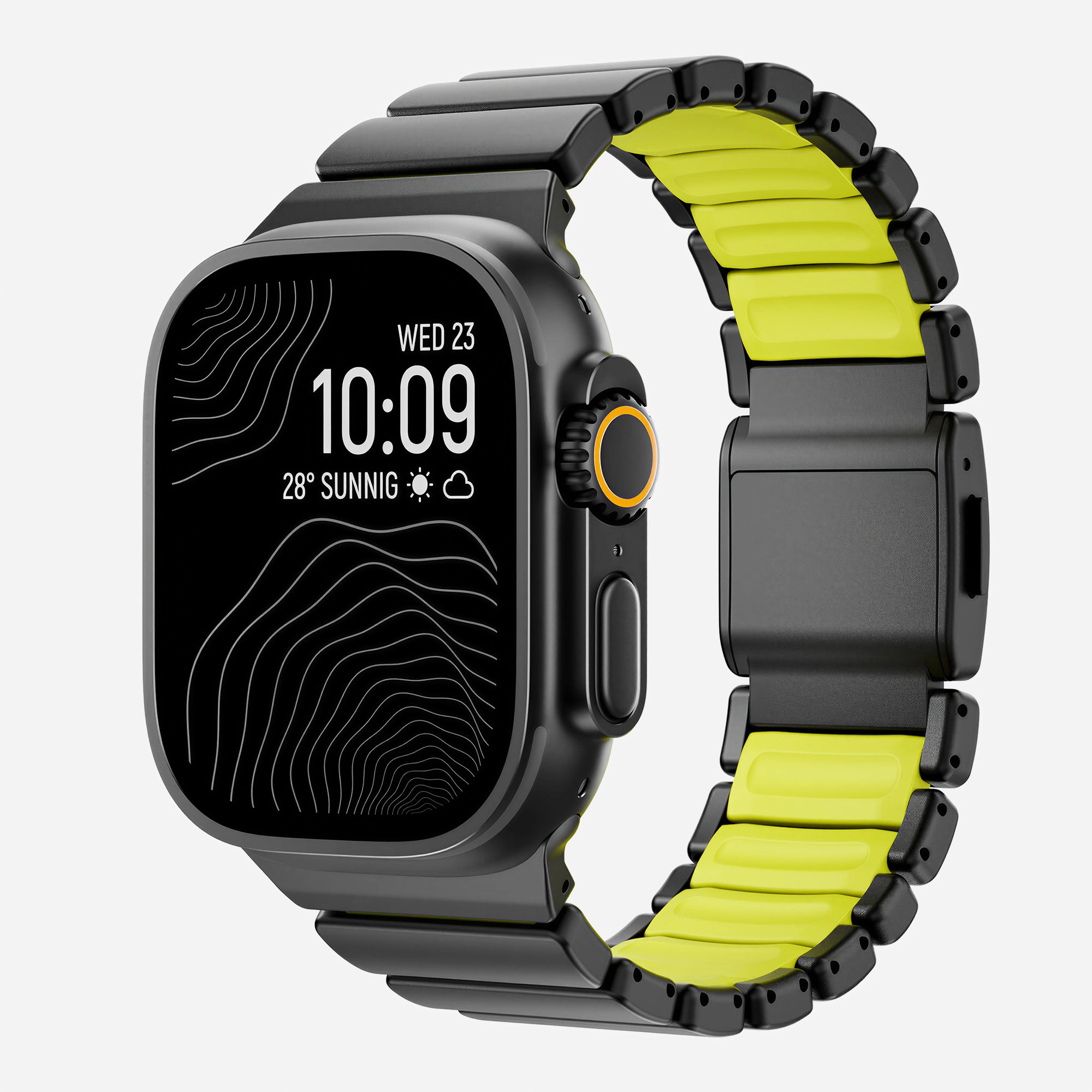 Titanium Silicone Hybrid Band for Apple Watch