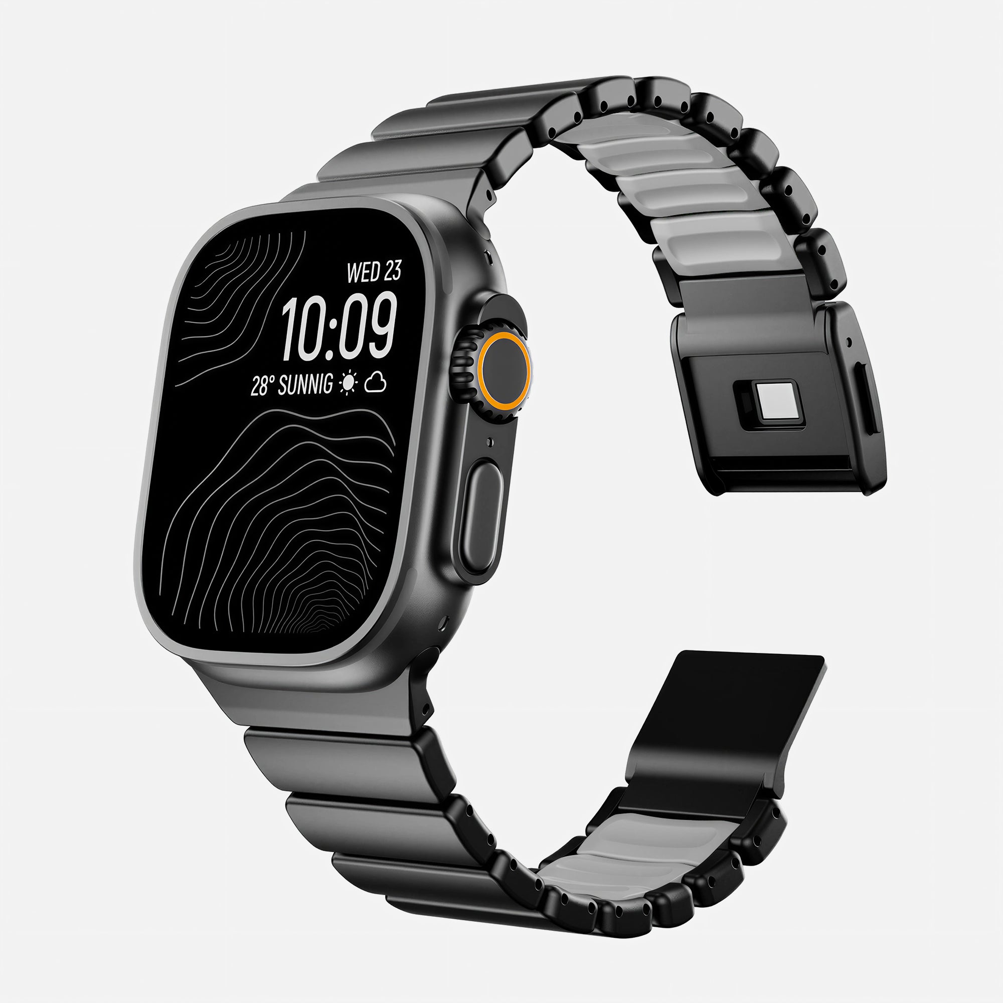 Titanium Silicone Hybrid Band for Apple Watch